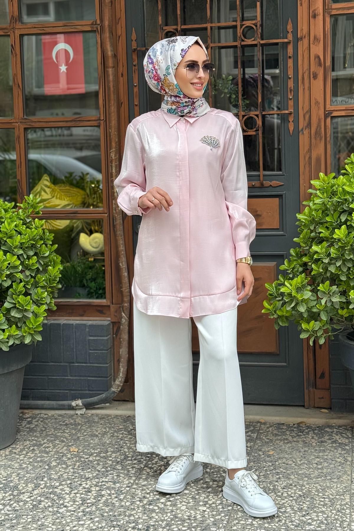 SEÇİL SCL Tunik 10002511211050 Pembe