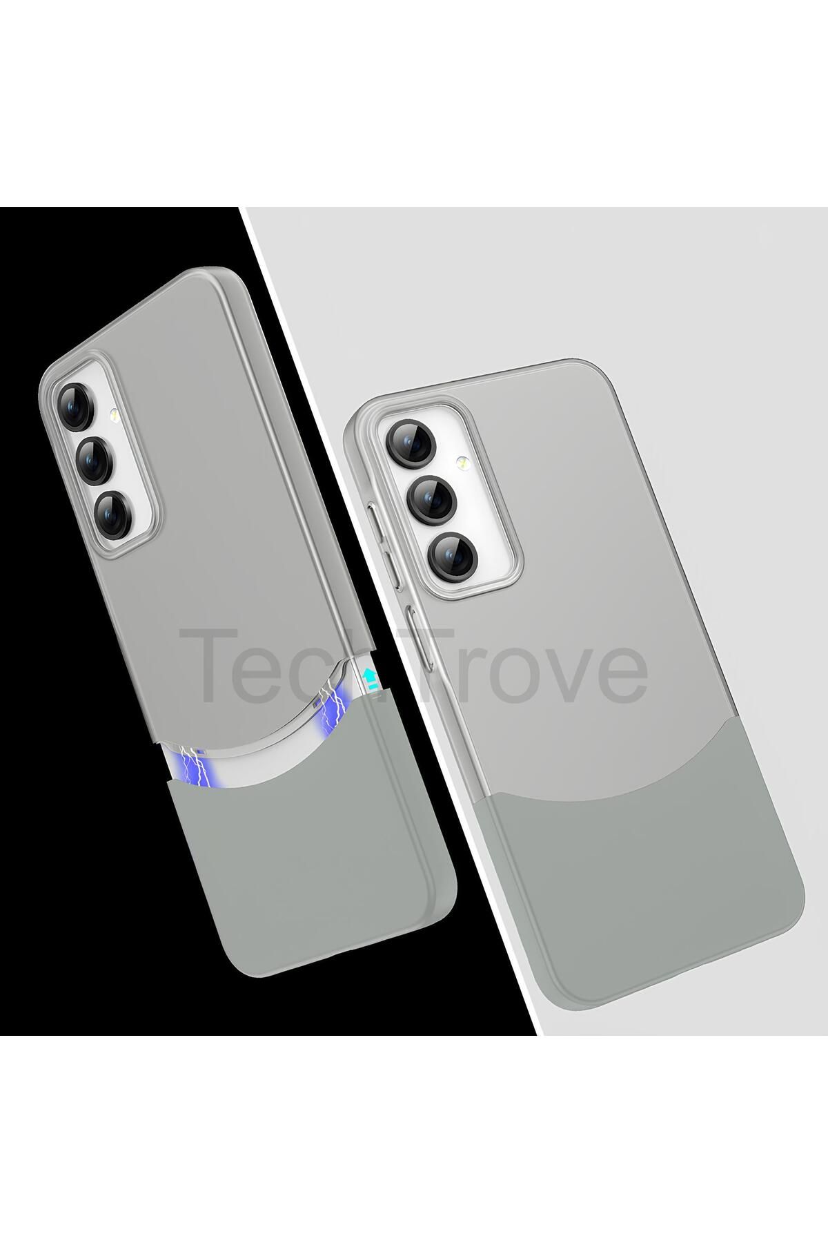 TechTrove Samsung Galaxy A26 Kılıf Mıknatıslı Çift Bölmeli Ultra İnce Lüks Kapak