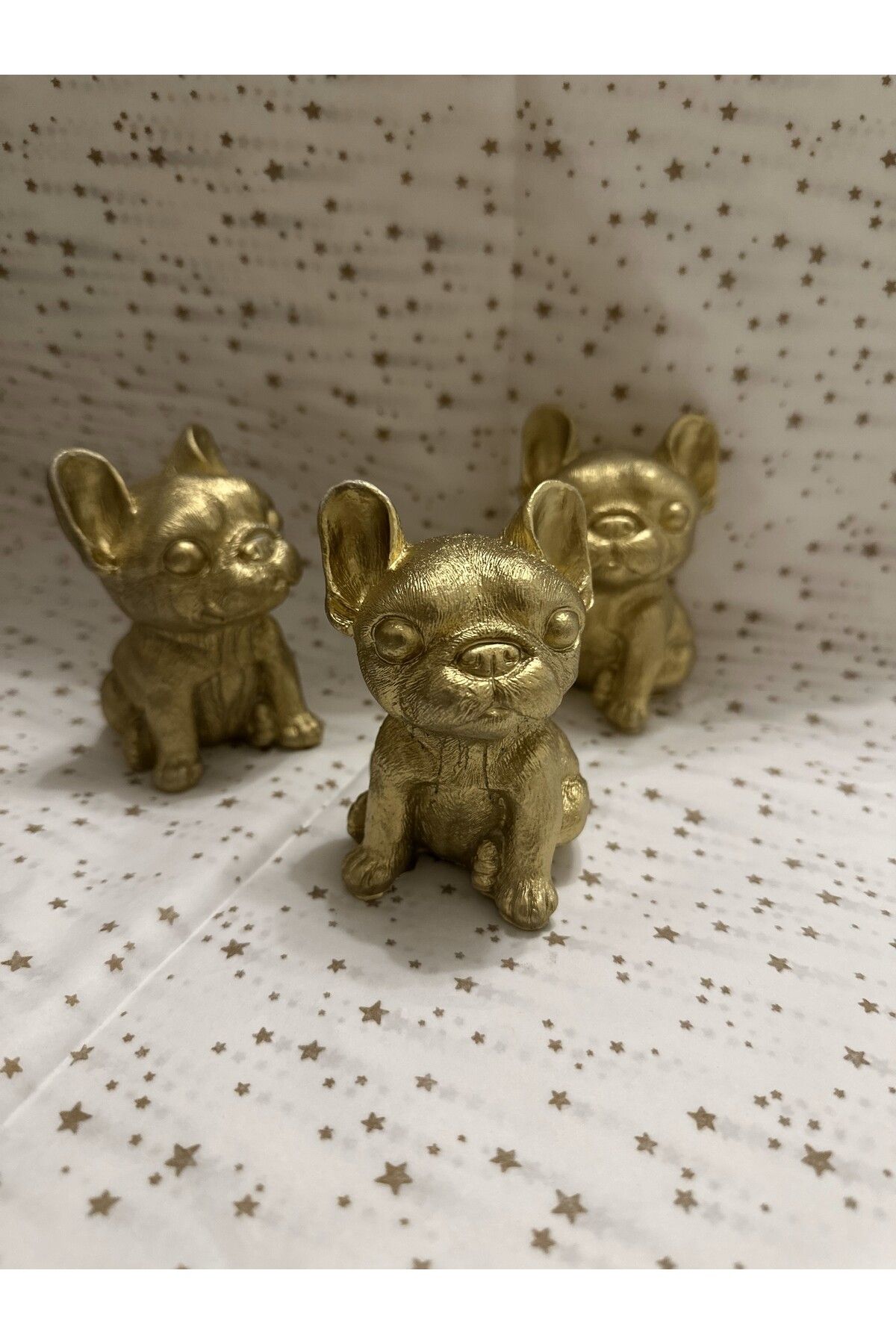 Pino Art Studio DEKORATİF TACETTİN FİGÜRLÜ GOLD BİBLO 1 ADET