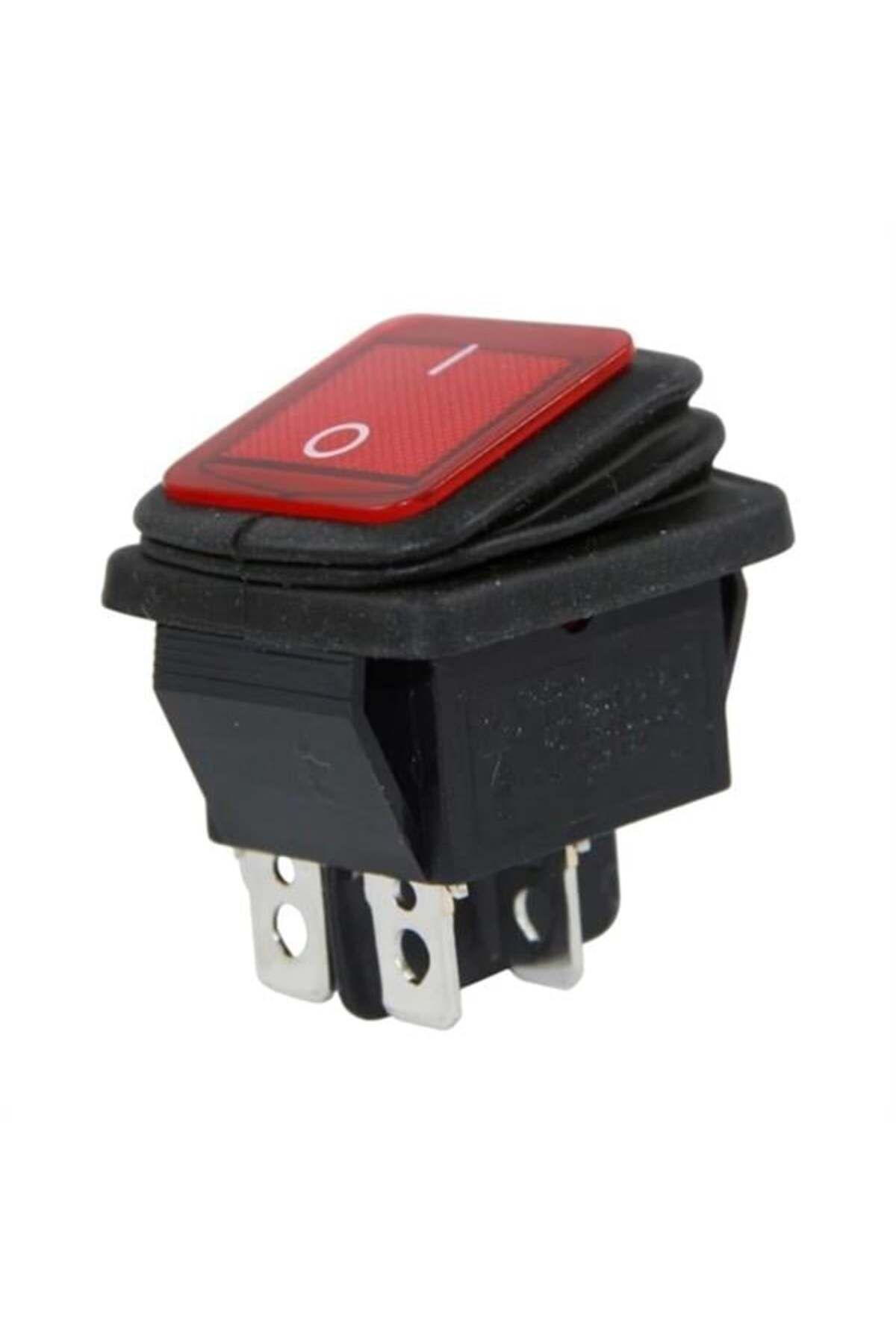Pİ GLOBAL Powermaster Ic-104W-S Geniş Körüklü Işıklı Anahtar On-Off 4P 20 Amper