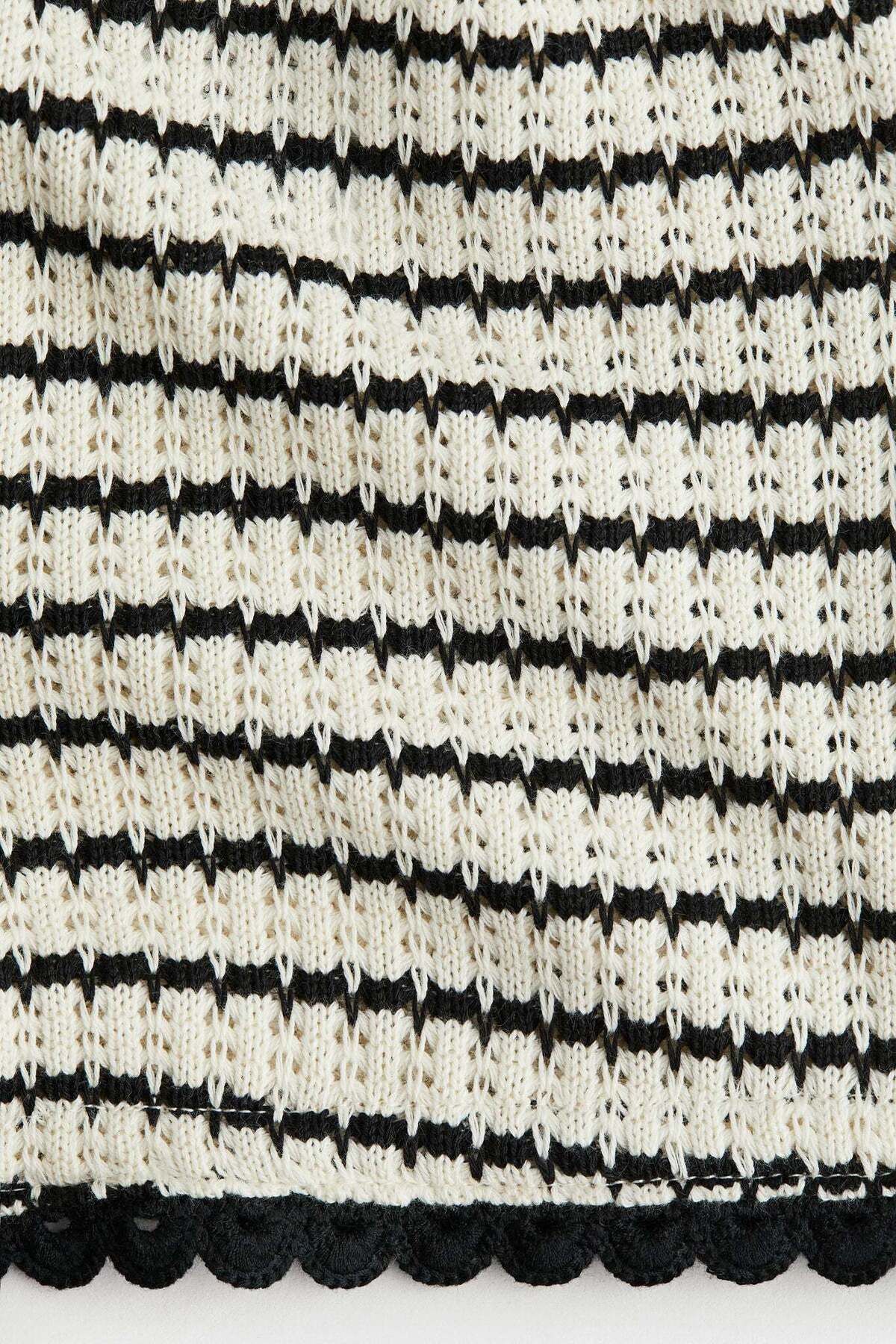 H&M-Textured-knit Shorts 1