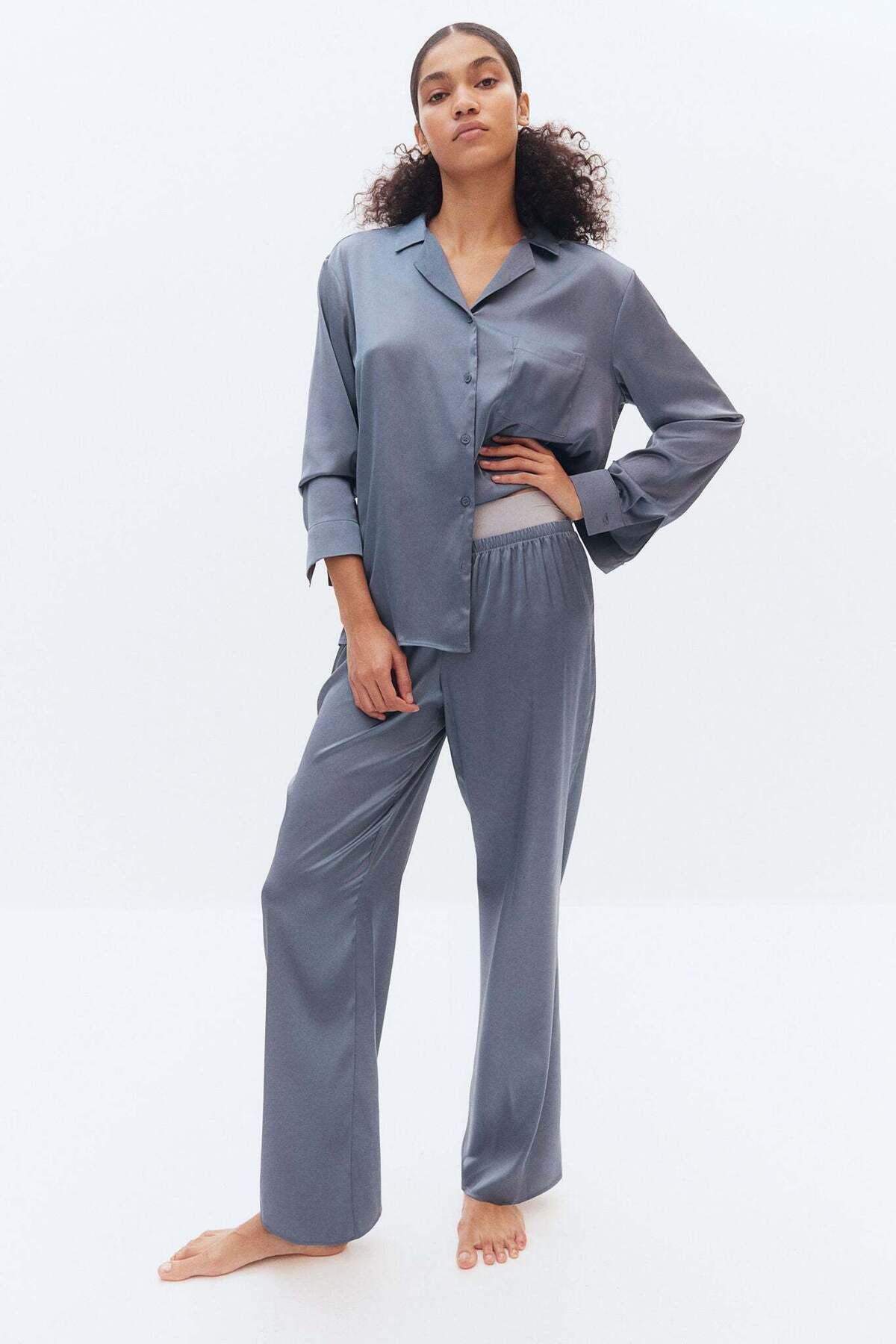 H&M-Satin pyjamas 3