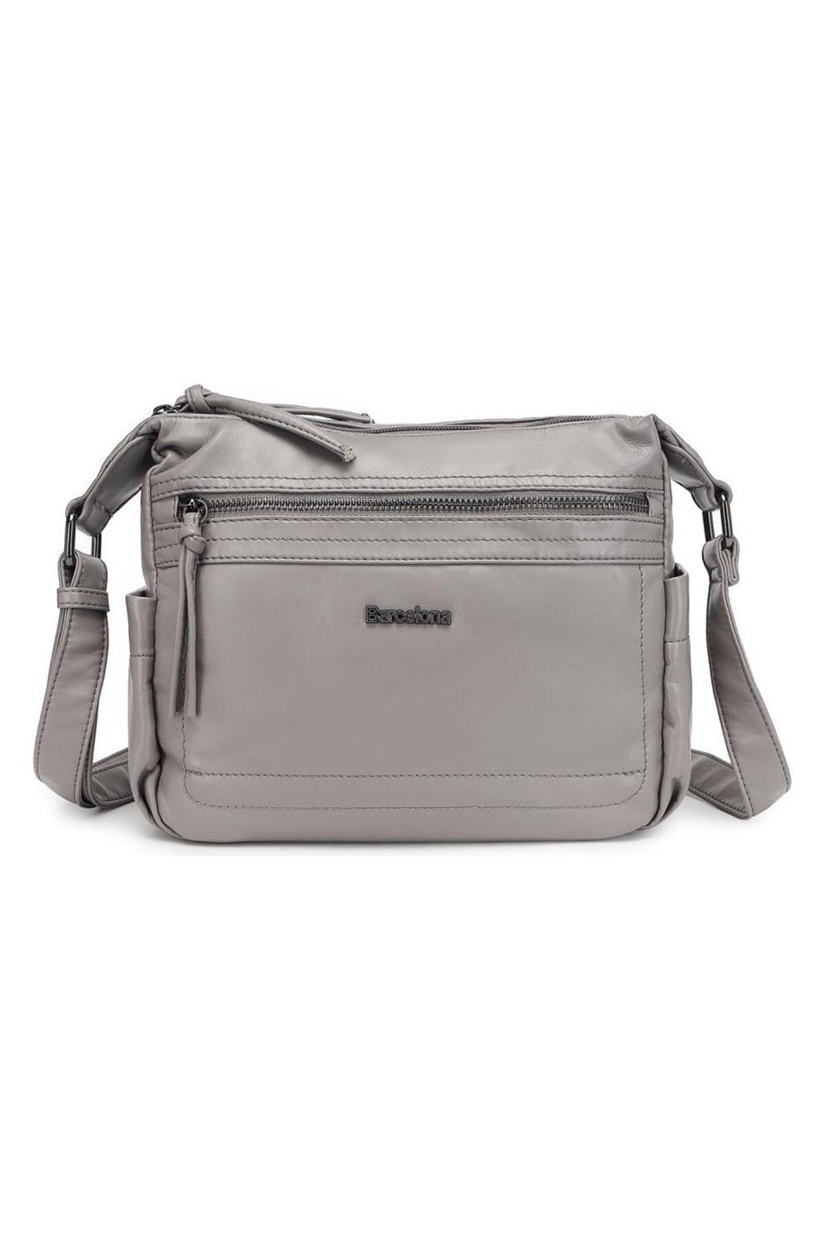 SMART BAGS BARCELONA YIKAMA DERİ SOFT KADIN POSTACI ÇANTASI