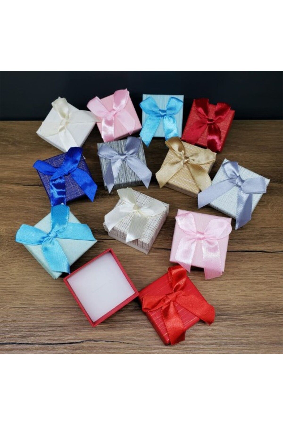 Shop58 Mini Kurdeleli Yüzük Kutusu