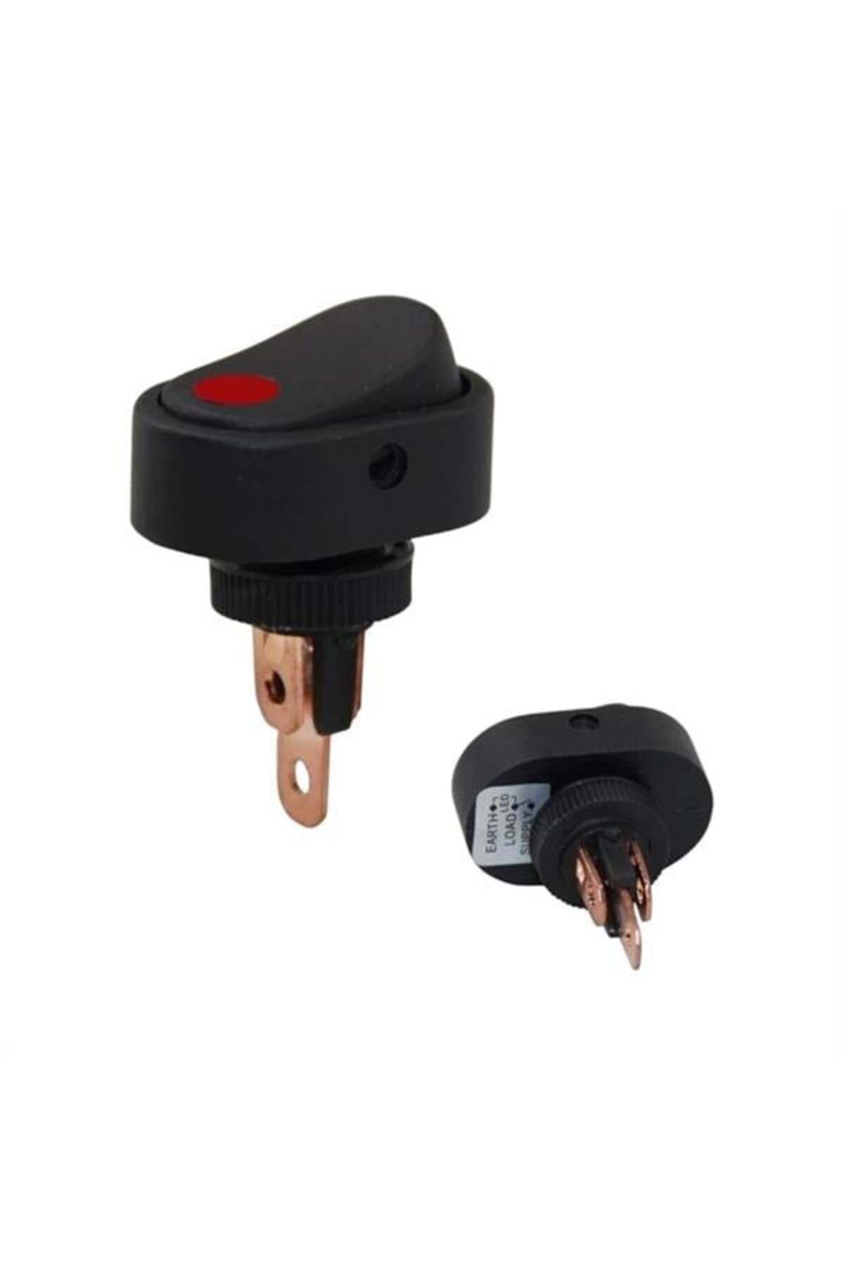 Pİ GLOBAL Ic-132A-2 Işıklı 12 Volt Dc 20 Amper On-Off Anahtar Asw-20D-2