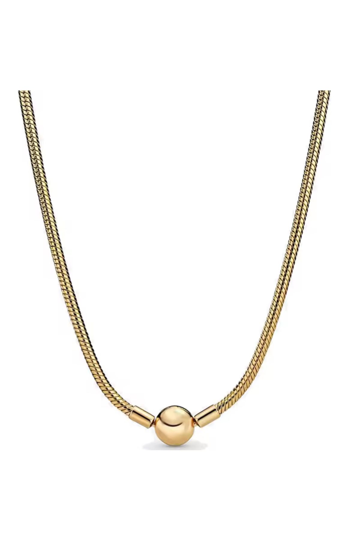 Hector&Co. Jewellery Gümüş Gold Renk Moments Zincir Kolye