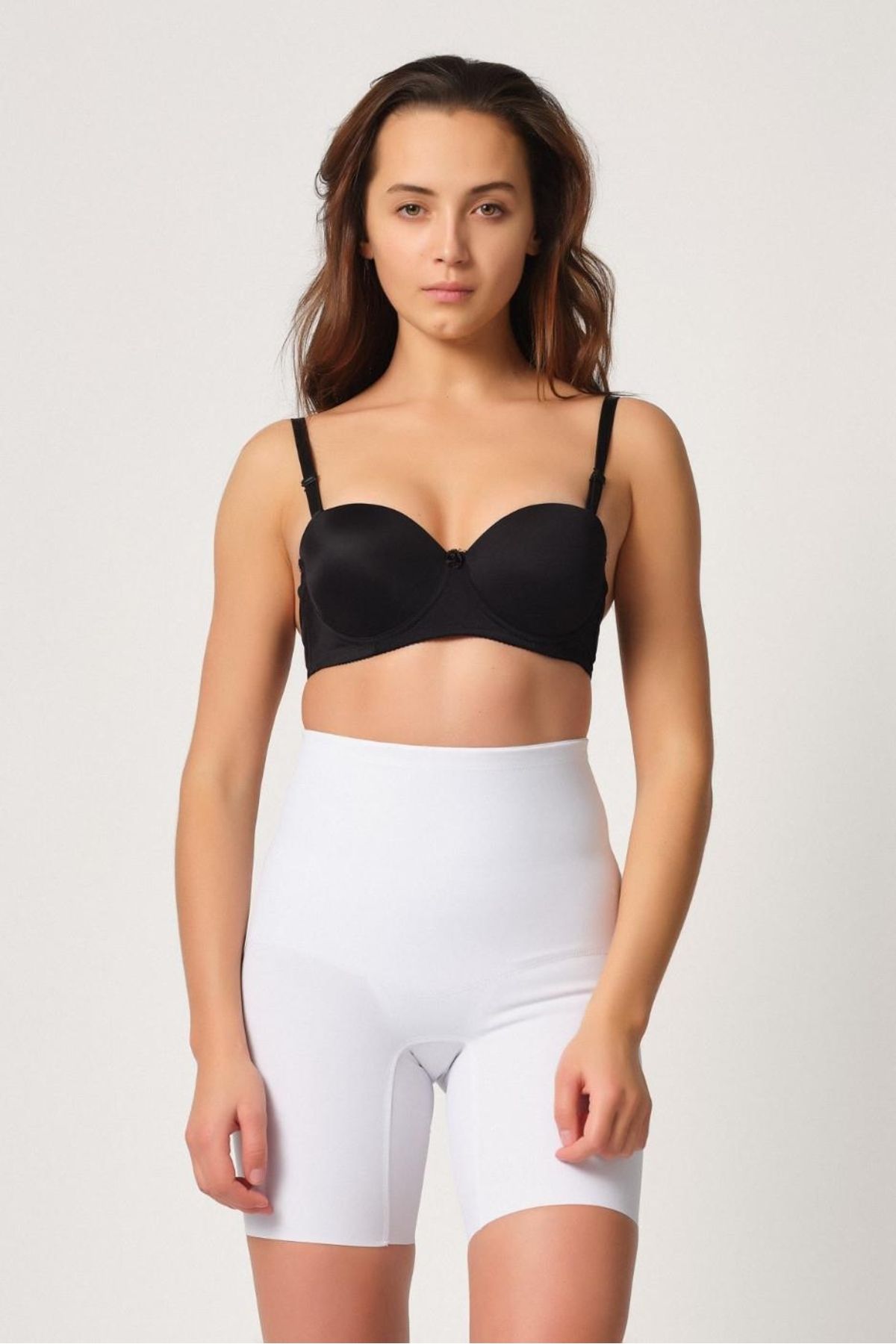 Nemere BEYAZ MI Emay 2816 Yüksek Bel Boxer Lazer Korse