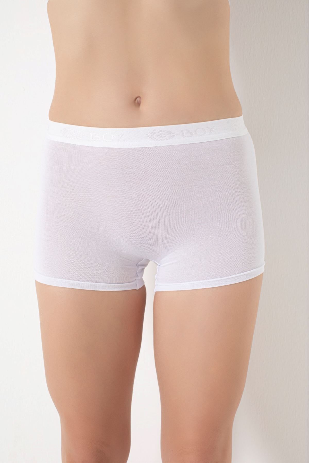 Shop58 Yumuşak Esnek Ve Nefes Alabilen Bambu Kadın Boxer
