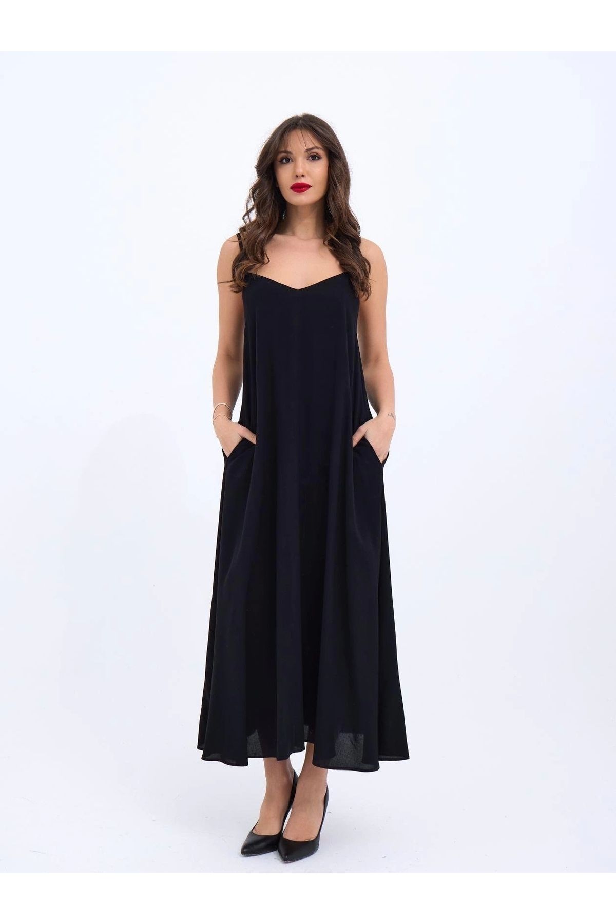 nedo7 6250 ELBİSE-SİYAH