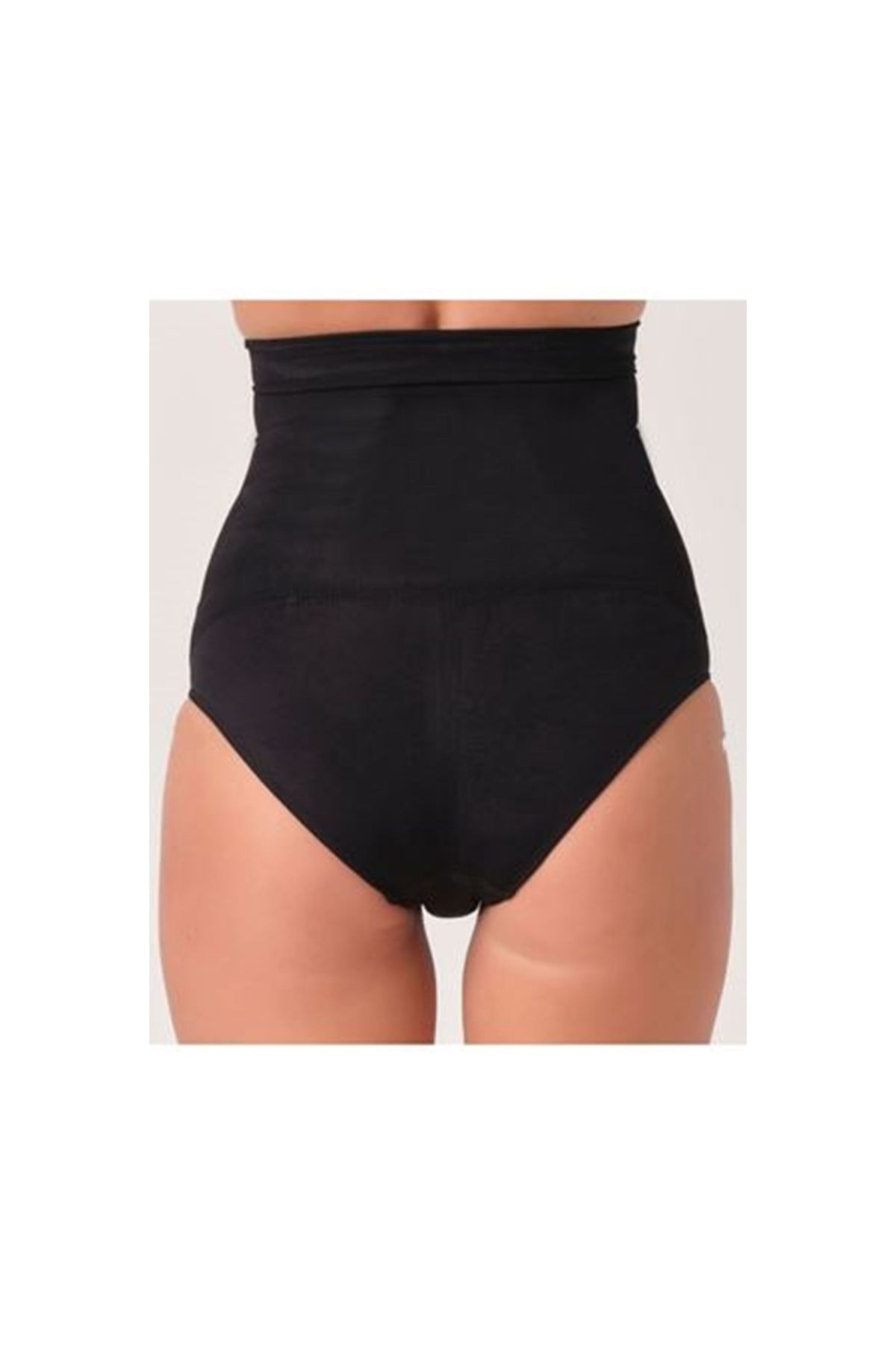 Marsilyan Siyah Kadın Dikişsiz Slip Korse - 780