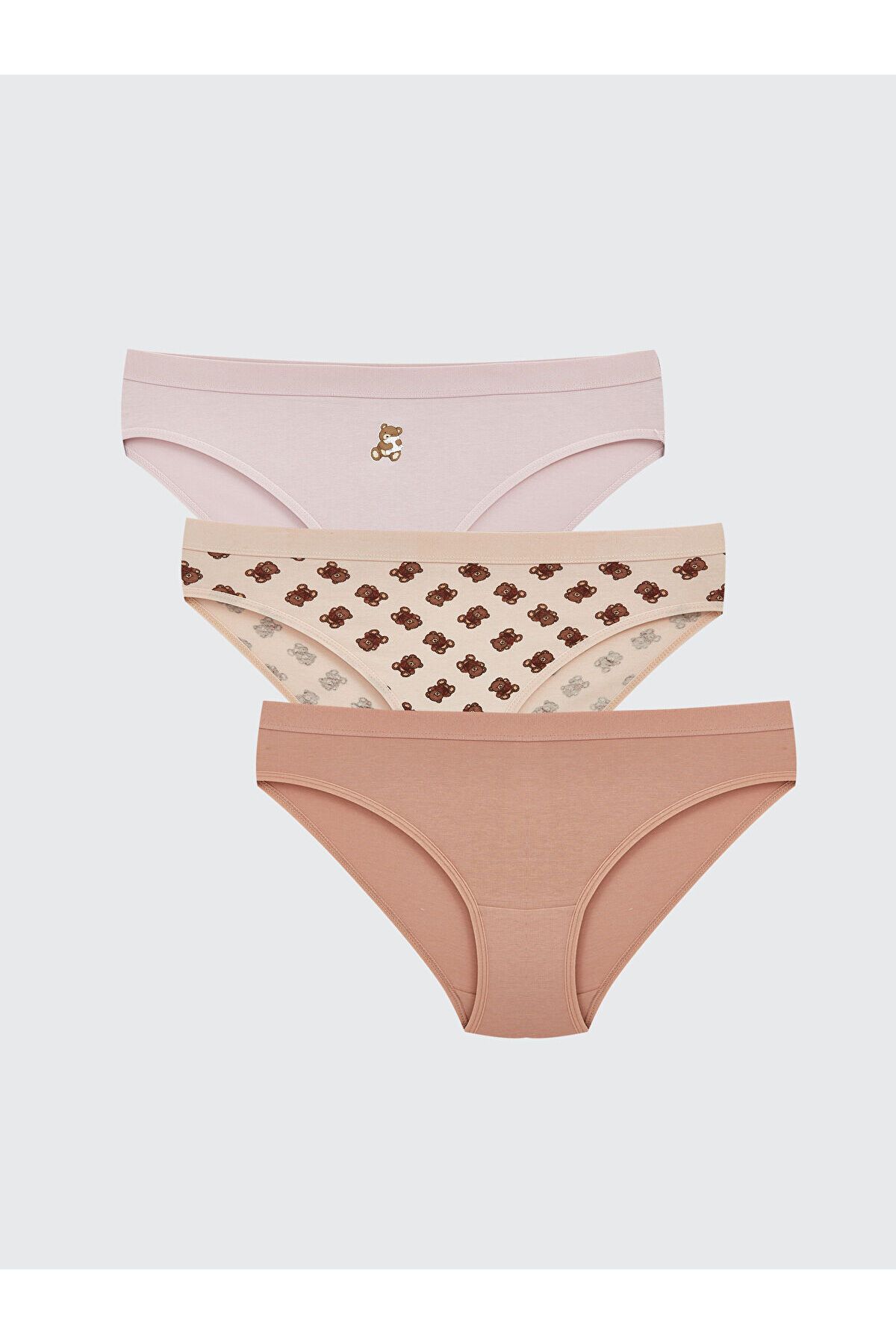 LC Waikiki Baskılı Bikini Külot 3'lü Paket