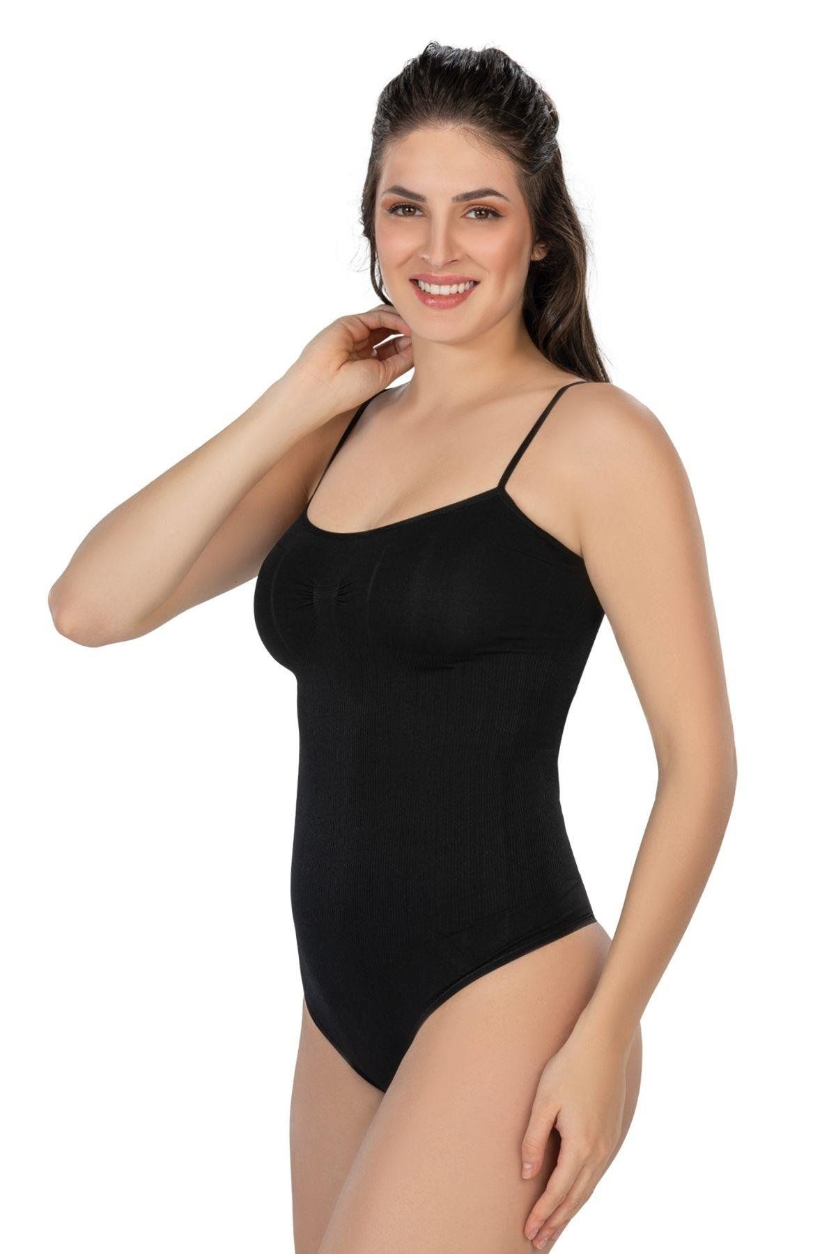 Nemere SİYAH MI Emay 1927 İp Askıllı Ripli String Body
