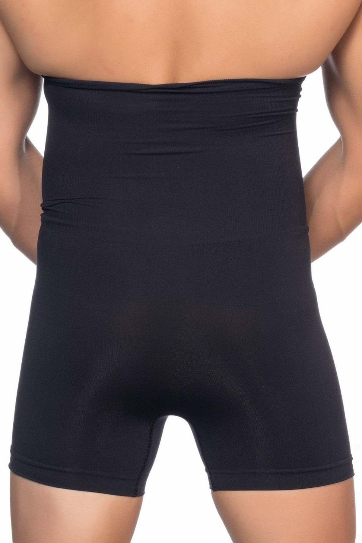 Nemere SİYAH MI Emay E1005 Erkek Yüksek Bel Double Boxer Korse