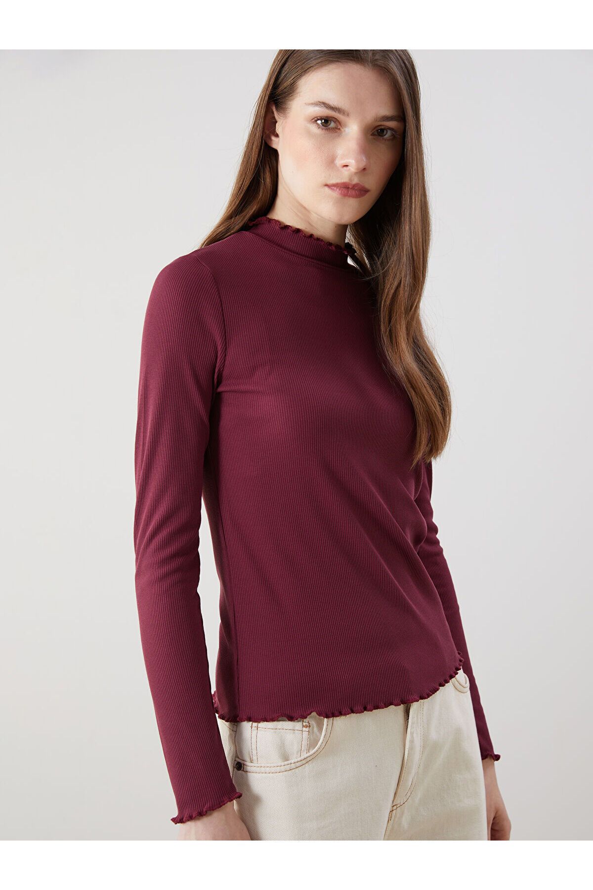 LC Waikiki Dik Yaka Kadın Body