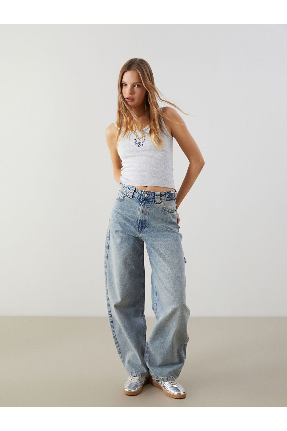 LC Waikiki Baggy Fit Kadın Jean Pantolon