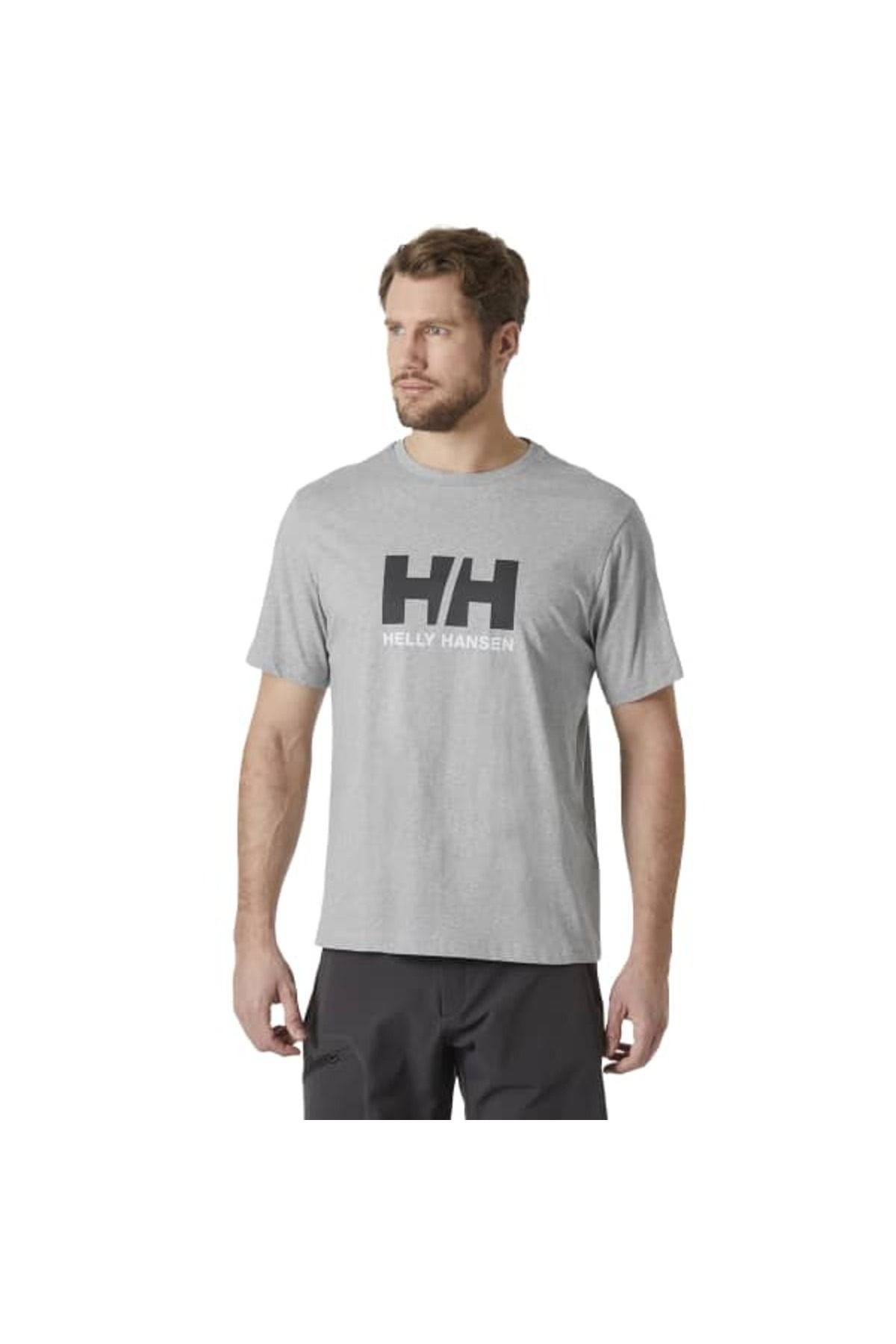 Helly Hansen Helly Hansen Hh Logo T-shırt 3.0 Erkek Gri Tshirt Hha.54596-hha.949