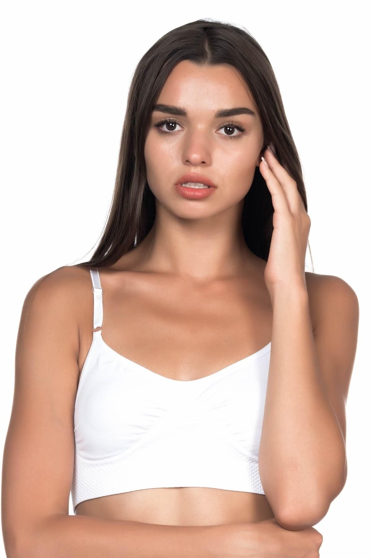 Nemere BEYAZ MI Emay 4040 Agraflı Minimizer Korse