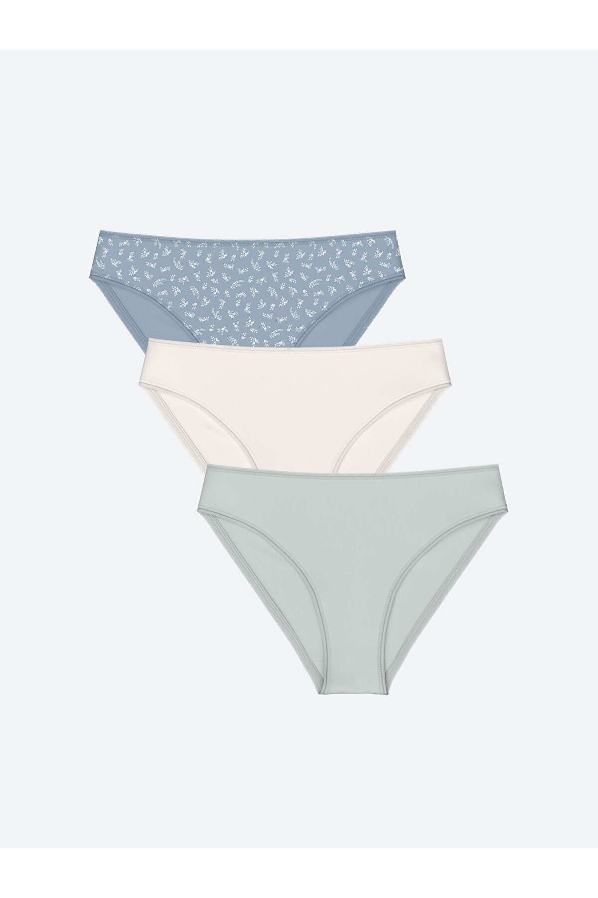 LC Waikiki Desenli Bikini Külot 3'lü Paket