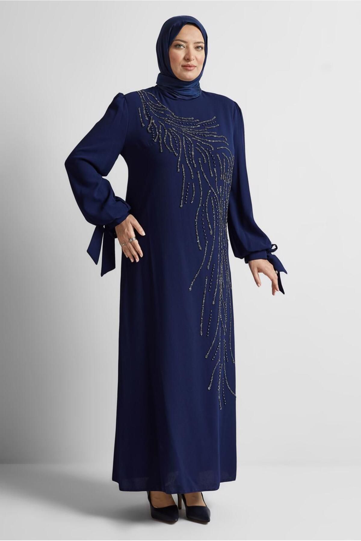 Alvina BONCUK BASKILI ELBİSE 20700