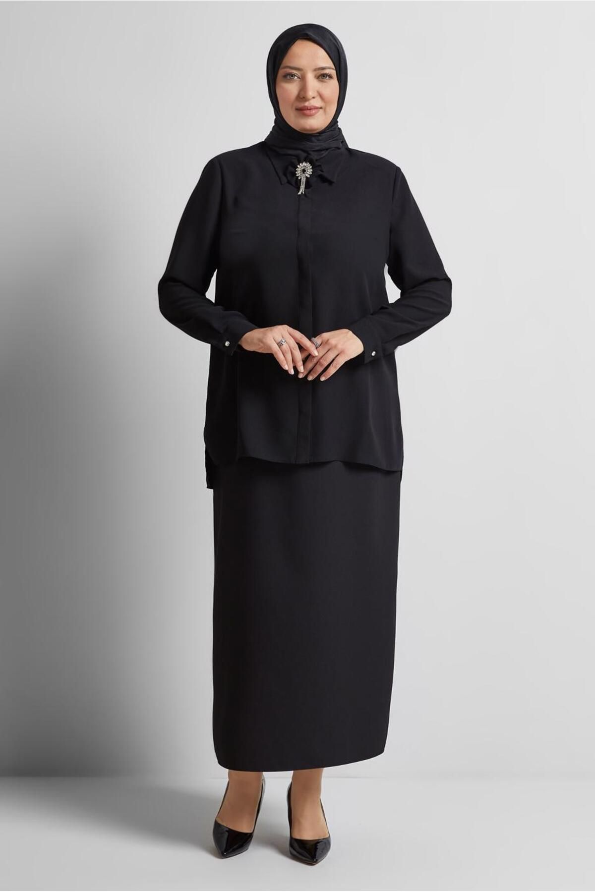 Alvina BROŞ DETAYLI TUNİK 20752