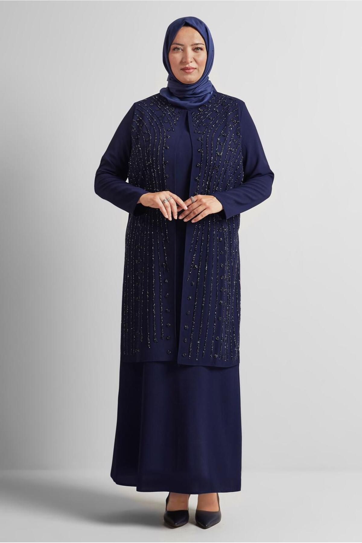 Alvina TAŞ BASKILI ELBİSE 20721