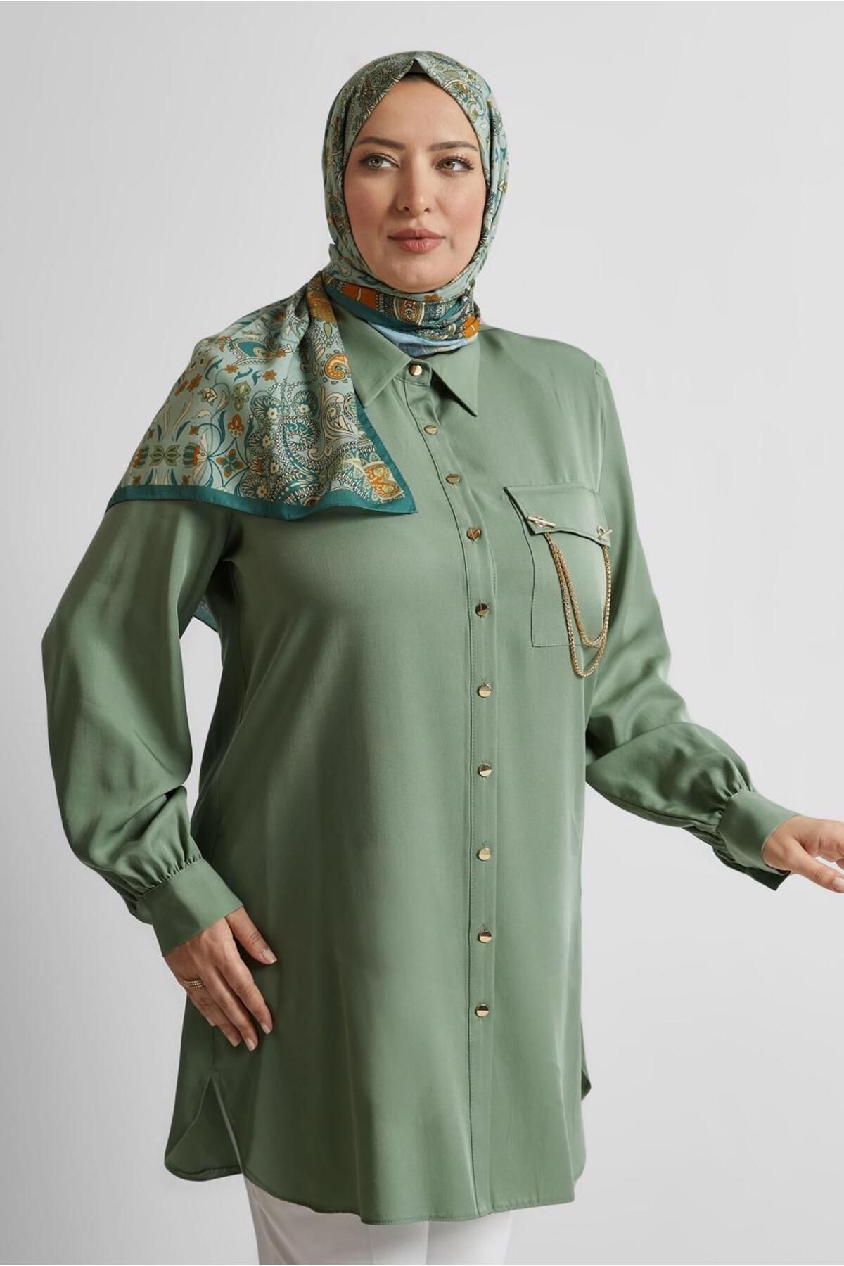 Alvina ZİNCİR DETAYLI TUNİK 20761