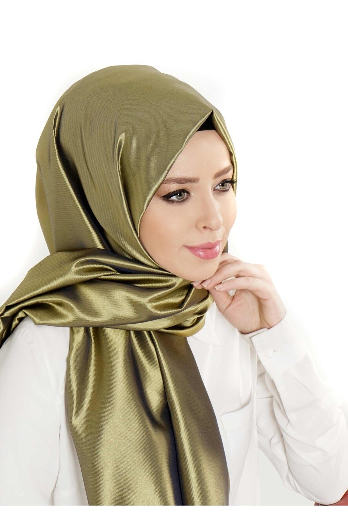 TRENDTESETTÜR KADIN YEŞİL (ASİT-LACİ) T 9534-1 Garzen Şal