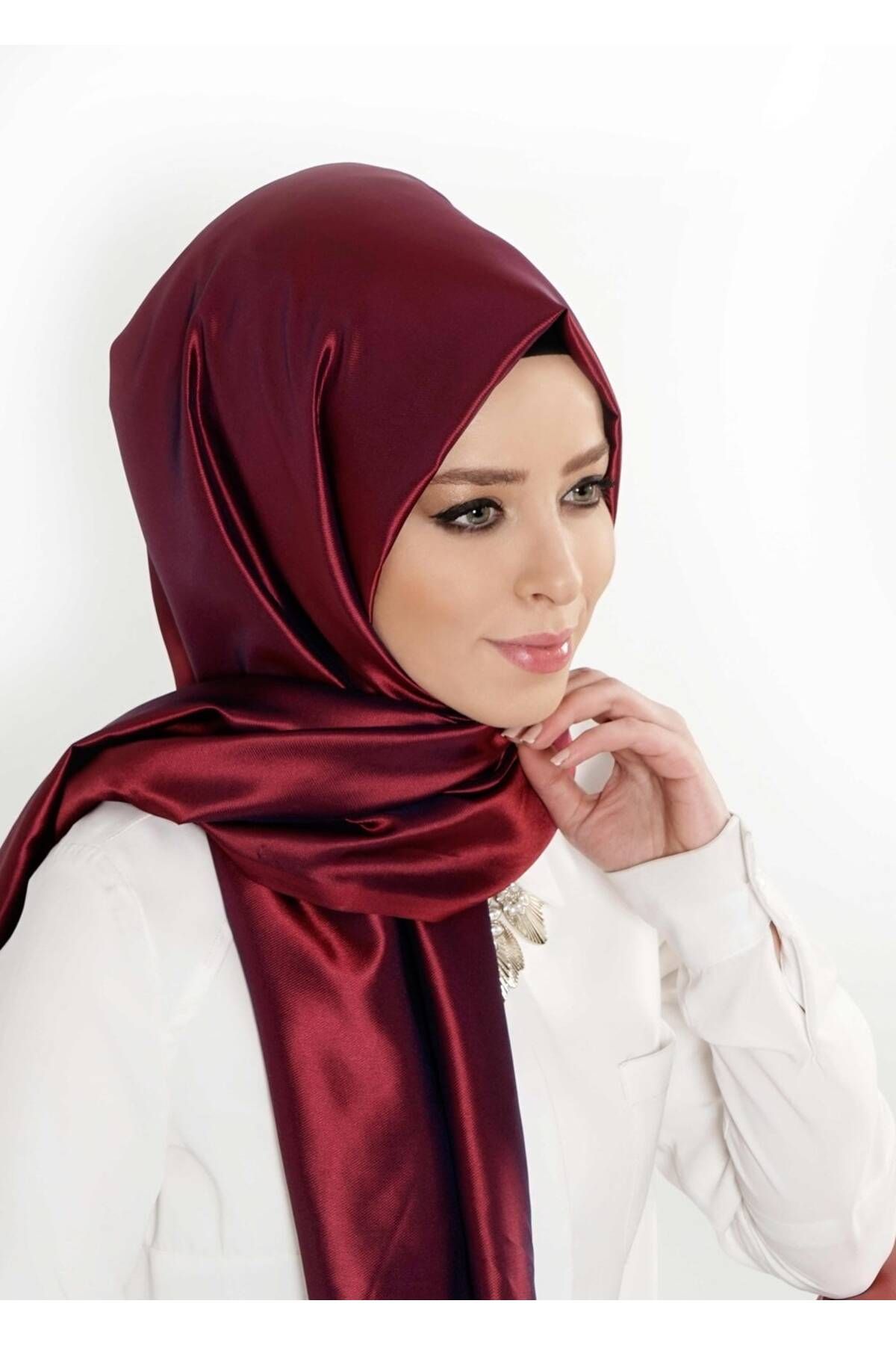 TRENDTESETTÜR KADIN BORDO (BORDO-LACİ) T 9534-1 Garzen Şal