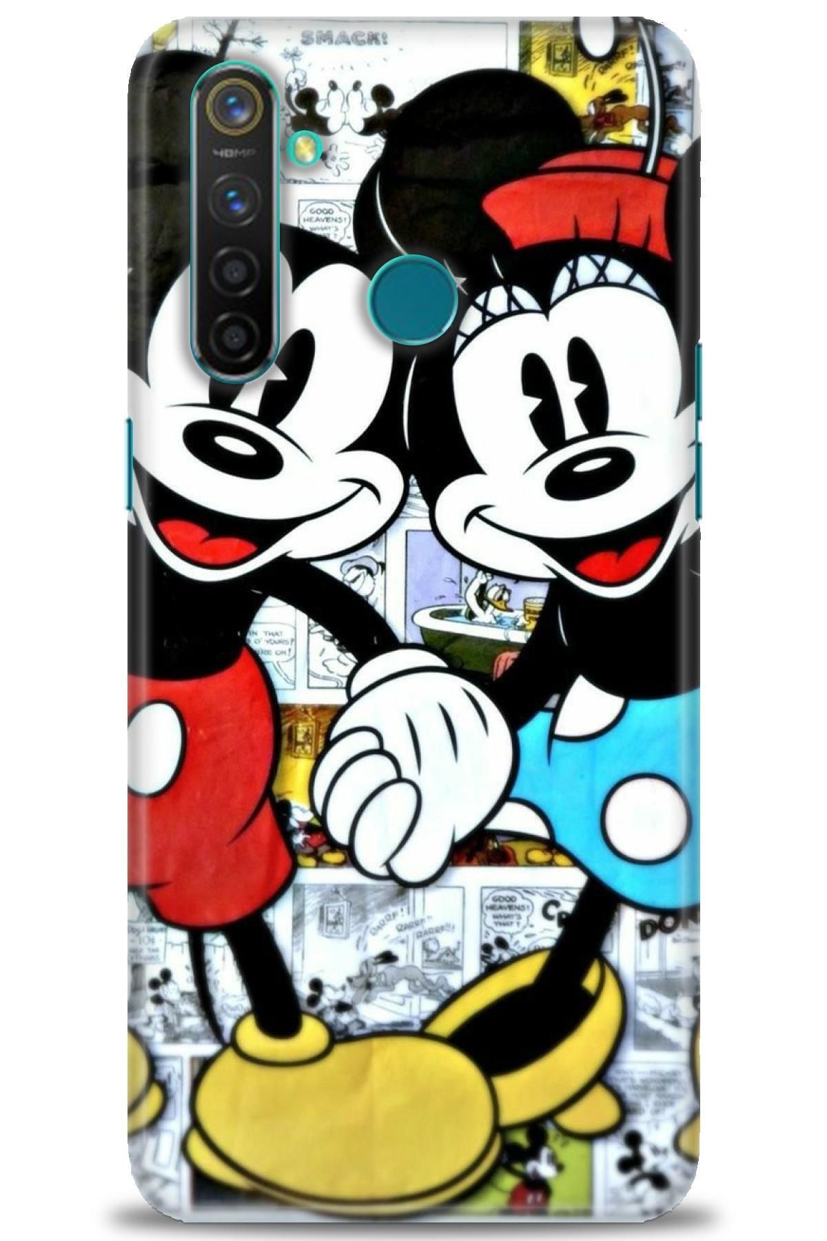 realme 5 Pro İle Uyumlu HD Baskılı Desenli Silikon Kılıf - 161