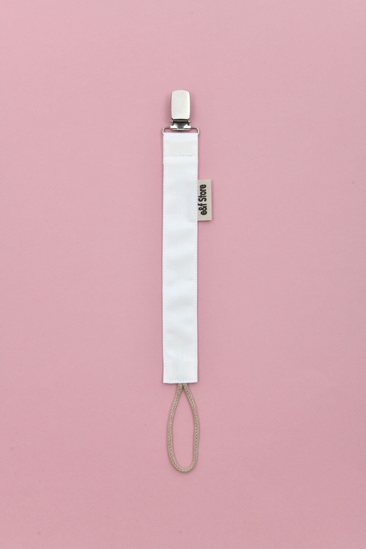 e&f Store Sertifikalı Pamuklu Emzik Askısı - Mint Yeşili - Bebek Emzik Zinciri fotoğrafı 5 (önizleme)