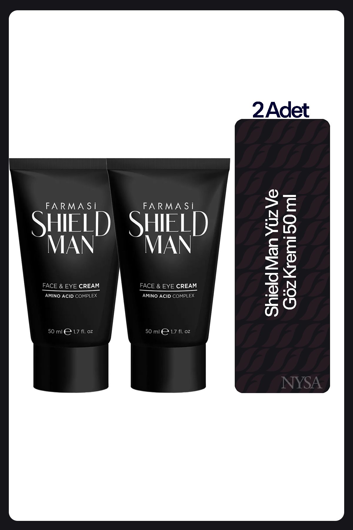 Farmasi Shield Man Yüz Ve Göz Kremi 50 Ml - 2 Adet