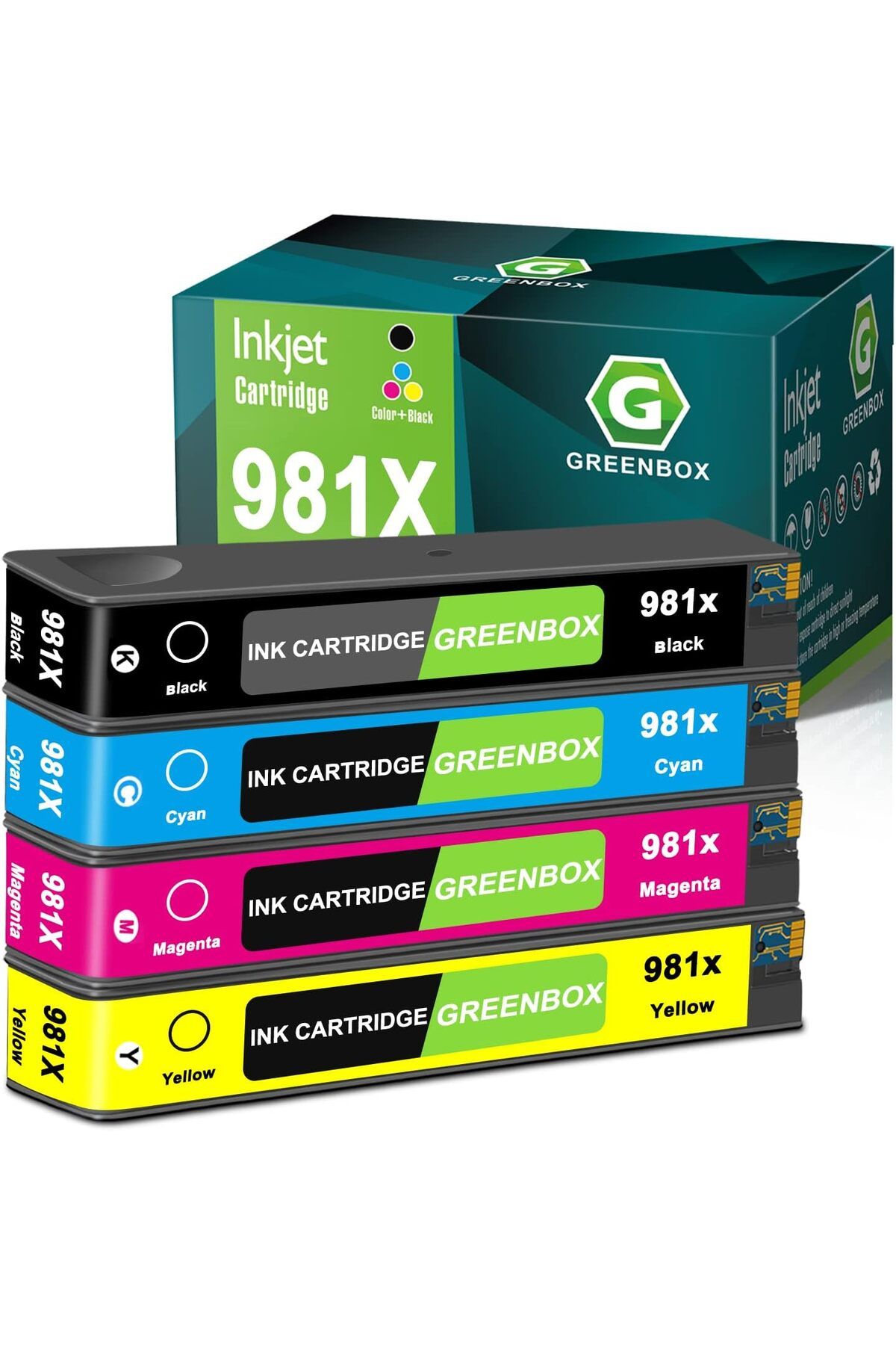 HP BEYAZ KUTU PageWide 556 556dn 556xh MFP 586 MFP 586z MFP 586dn MFP 586f , 4 Pack RESİM TEMSİLİ*
