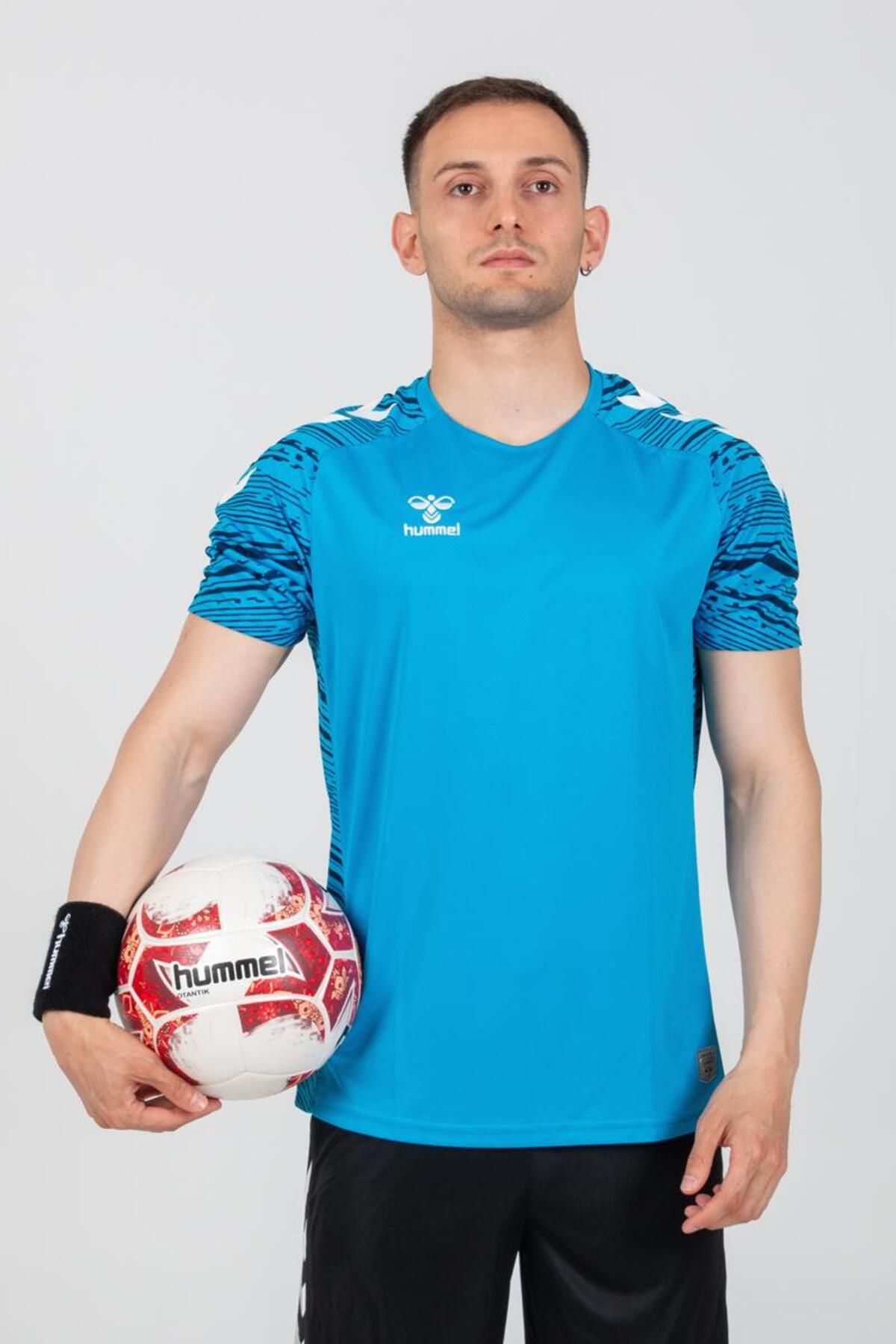 hummel Line Antrenman Tişört Turkuaz