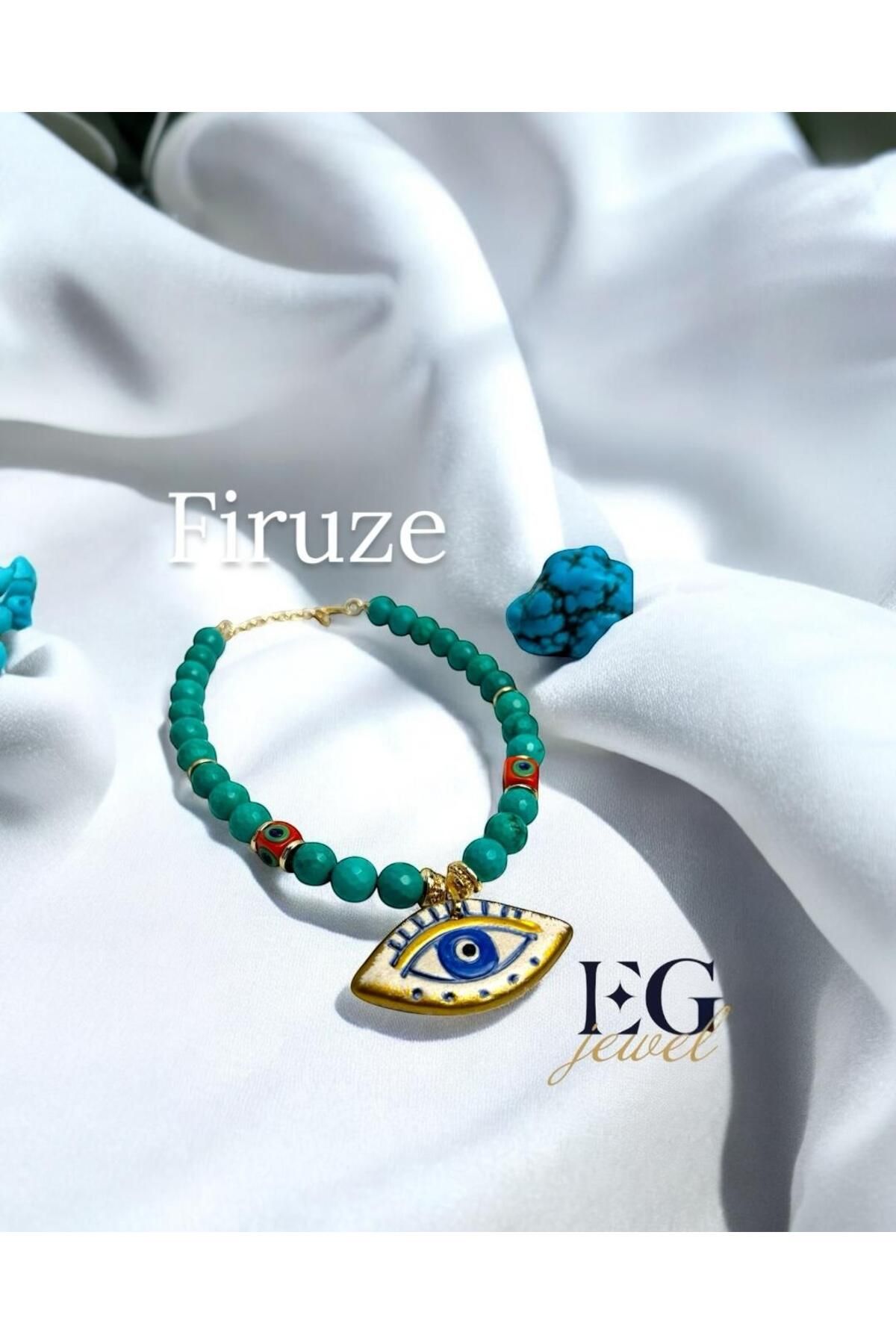 EG Jewels Atelier Firuze Taşlı Kolye