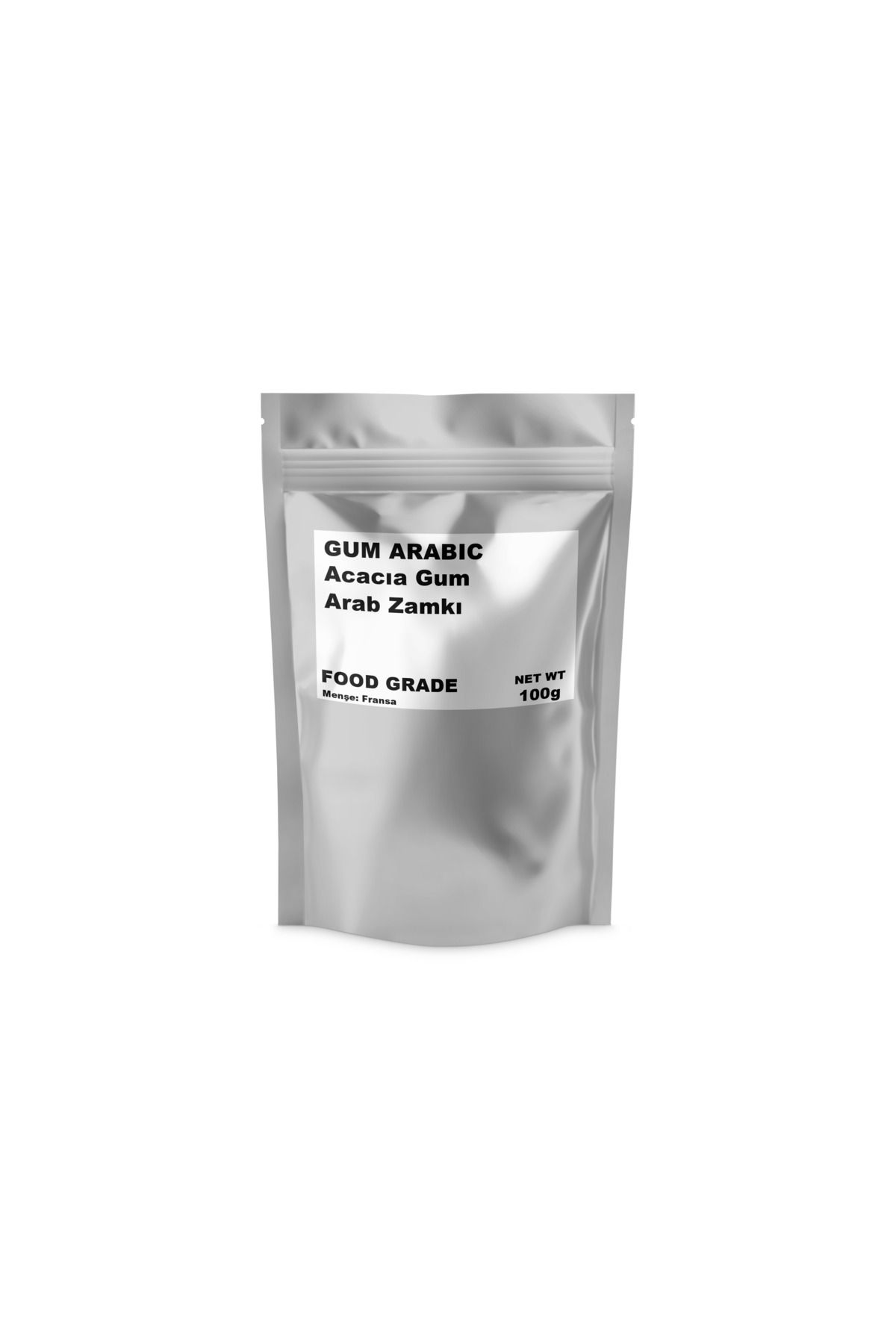 Agasia Gum Arabic, Acacia Gum, Arap Zamkı (Akasya Sakızı) Tozu 100g E414 | Fransa Menşei