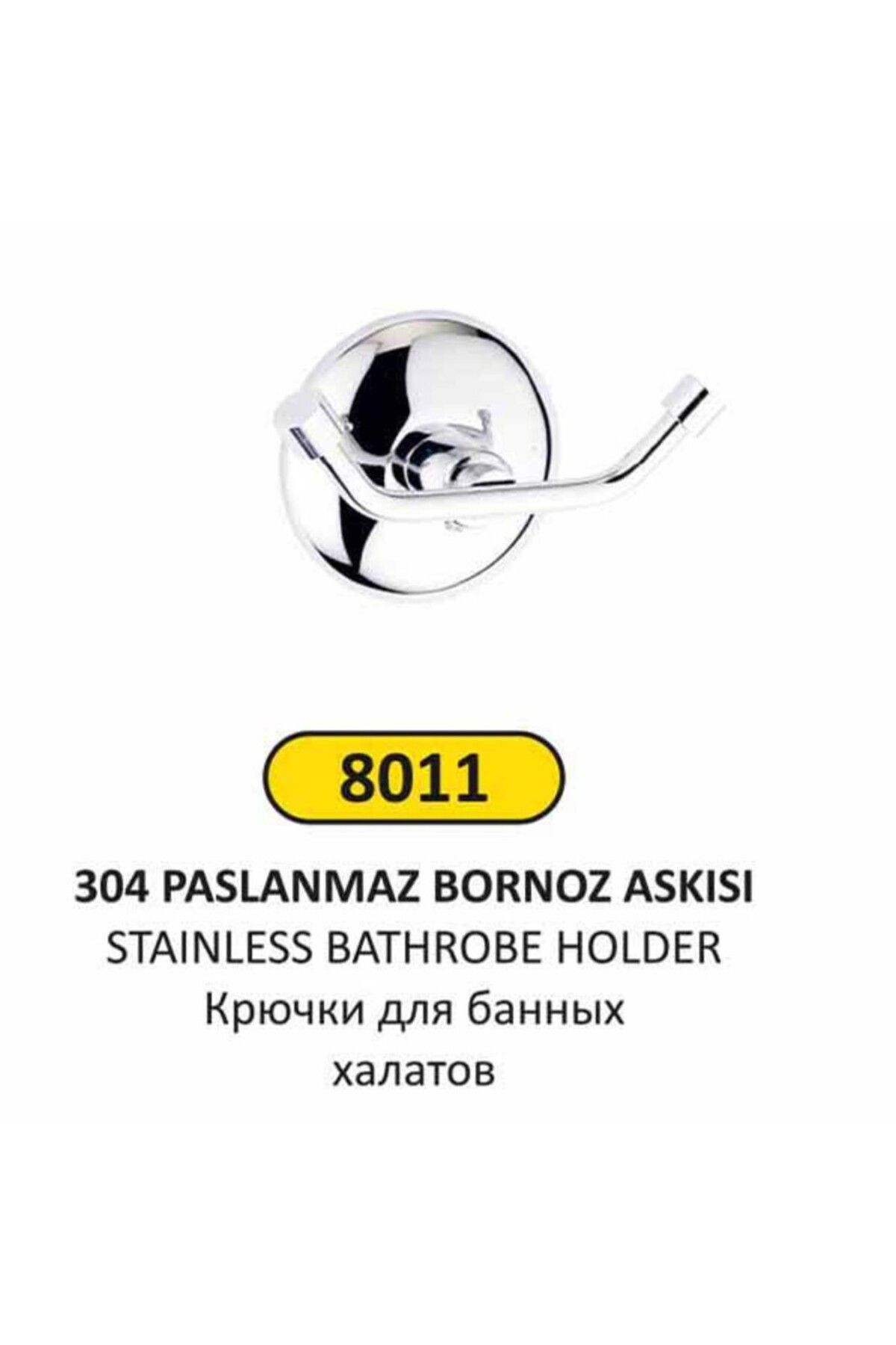 Arı Metal ÇİFTLİ BORNOZ ASKILIĞI 304 KALİTE