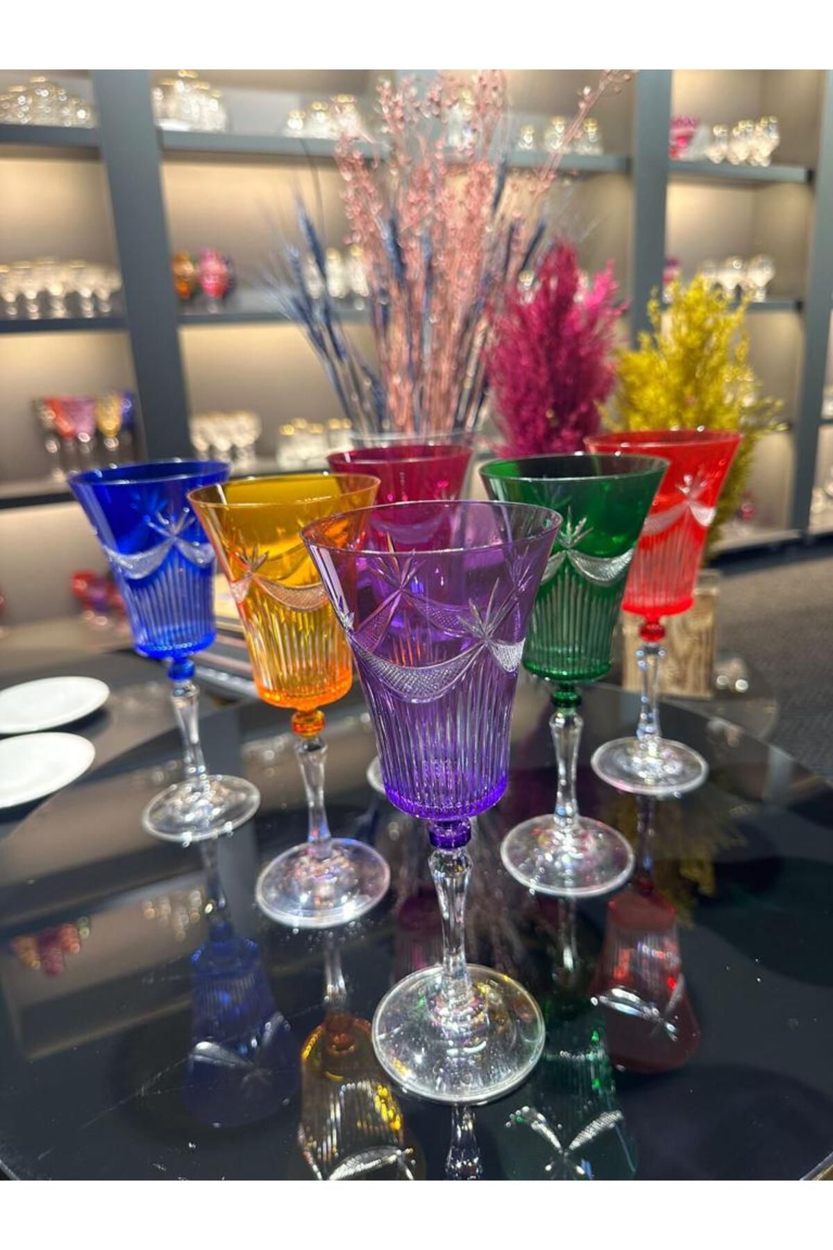 Verre Kristal Züccaciye KRİSTAL KAHVE YANI BARDAK TAKIMI