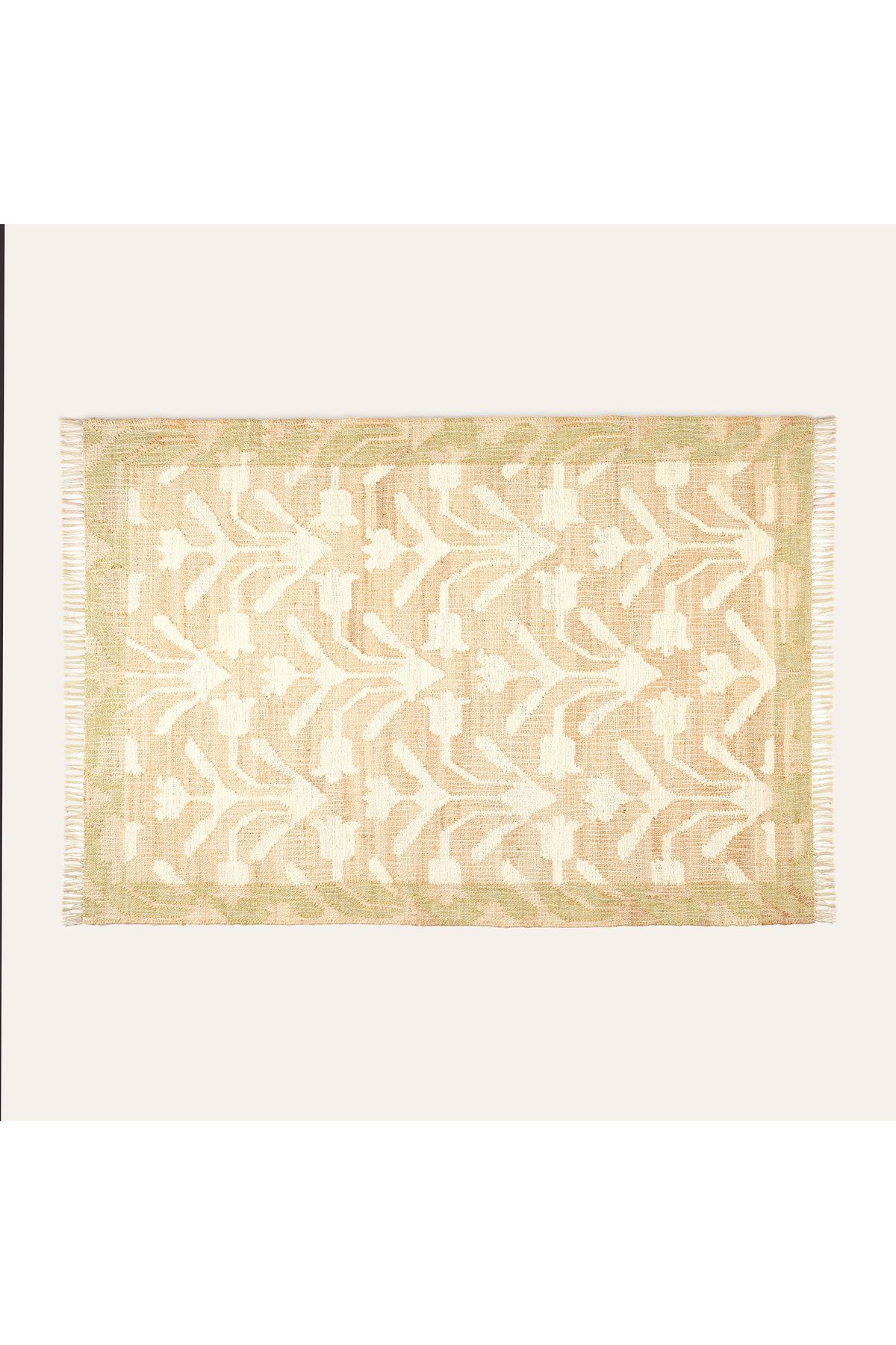 Zsa Zsa Zsu Jaıpur Jüt Kilim 120x180 Cm Bej - Yeşil