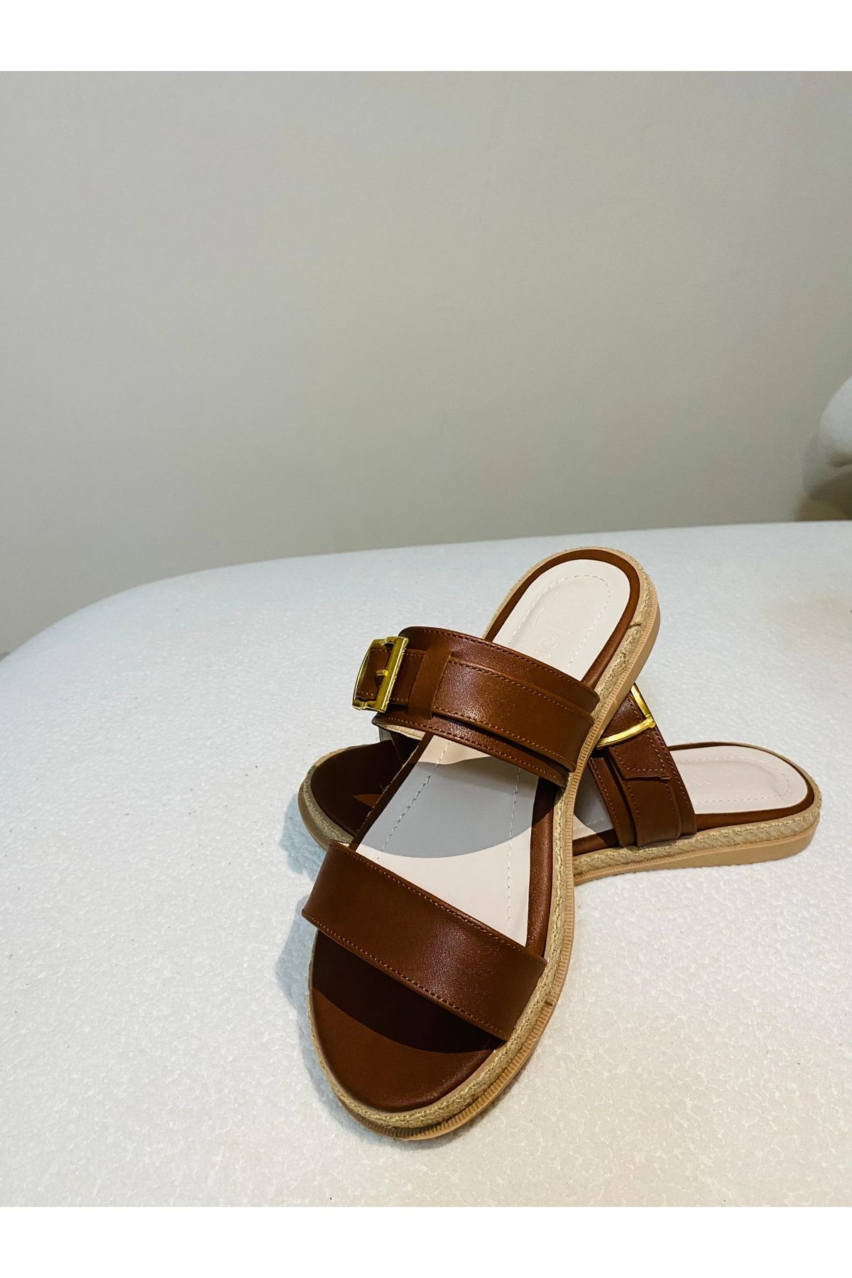 KADREZZ COLLECTİON KAHVERENGİ KADIN TERLİK