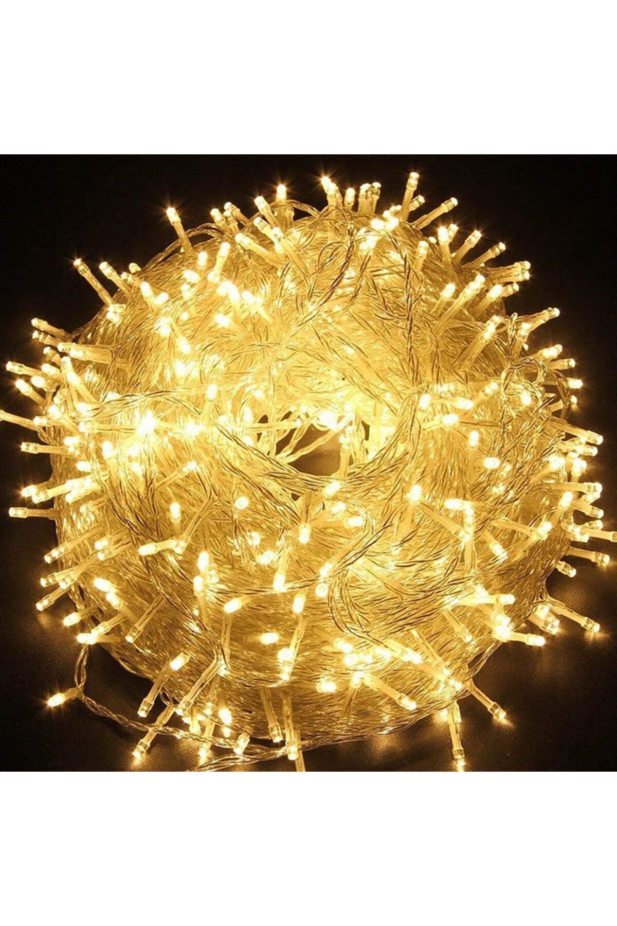 Mi-ÇA HOME 3m 20 Led Gün Işığı 2 Kademeli Şeffaf Kablo Pilli Dekoratif İç Ve Dış Mekan Bahçe Aydınlatma Işığı