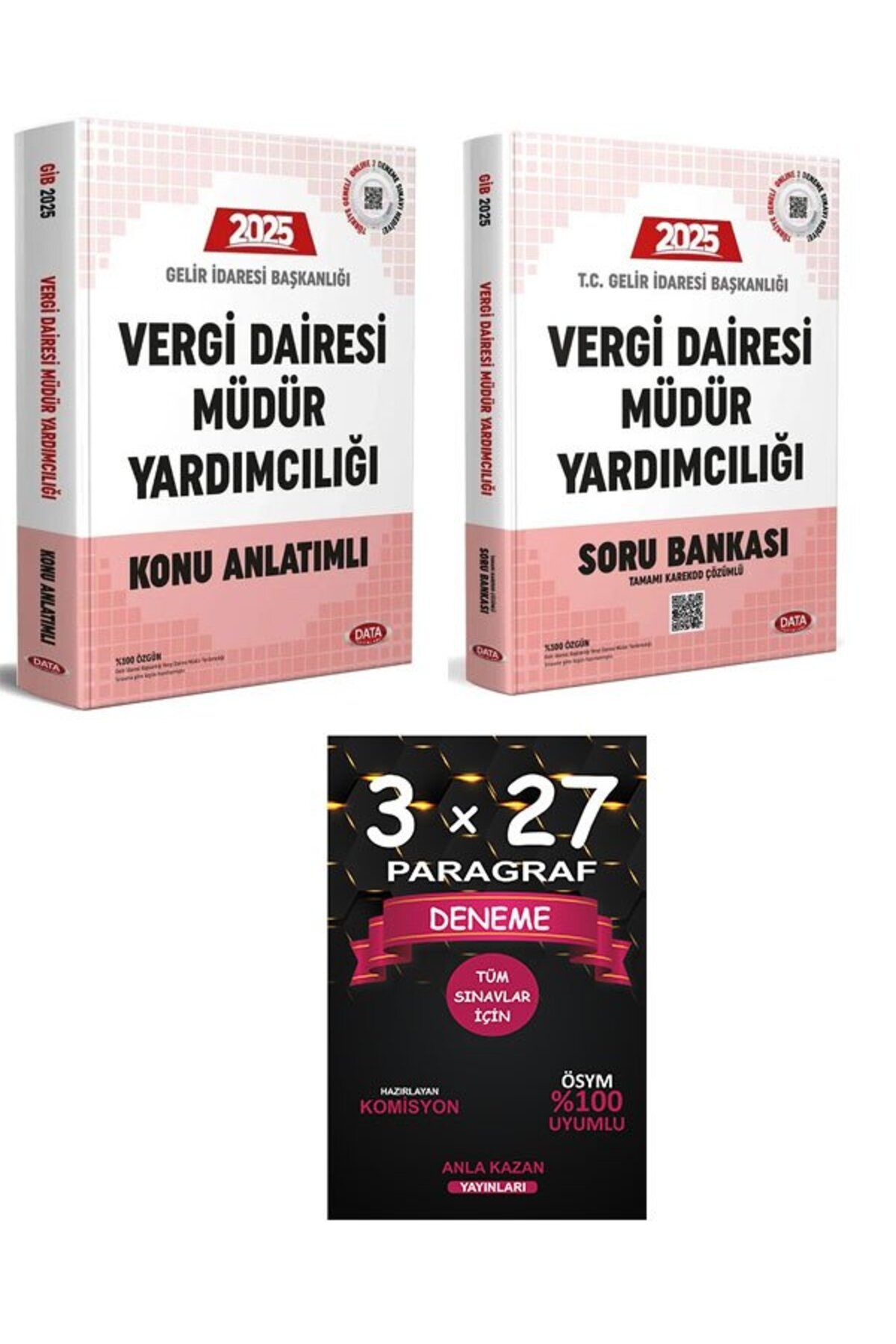 Data Yayınları Data 2025 Maliye Bakanlığı Gelir İdaresi Başkanlığı Vergi Dairesi Müdür Yardımcılığı Konu