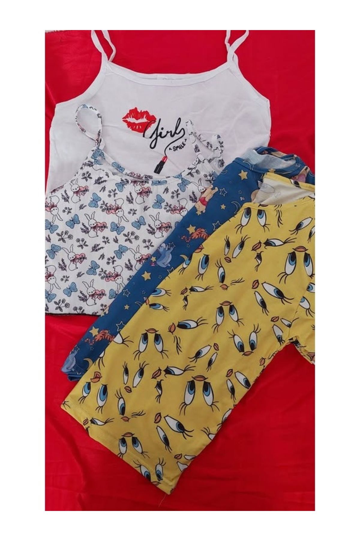 PEMBİŞ HOMEWEAR 4 LÜ TSHORT Kod ups31