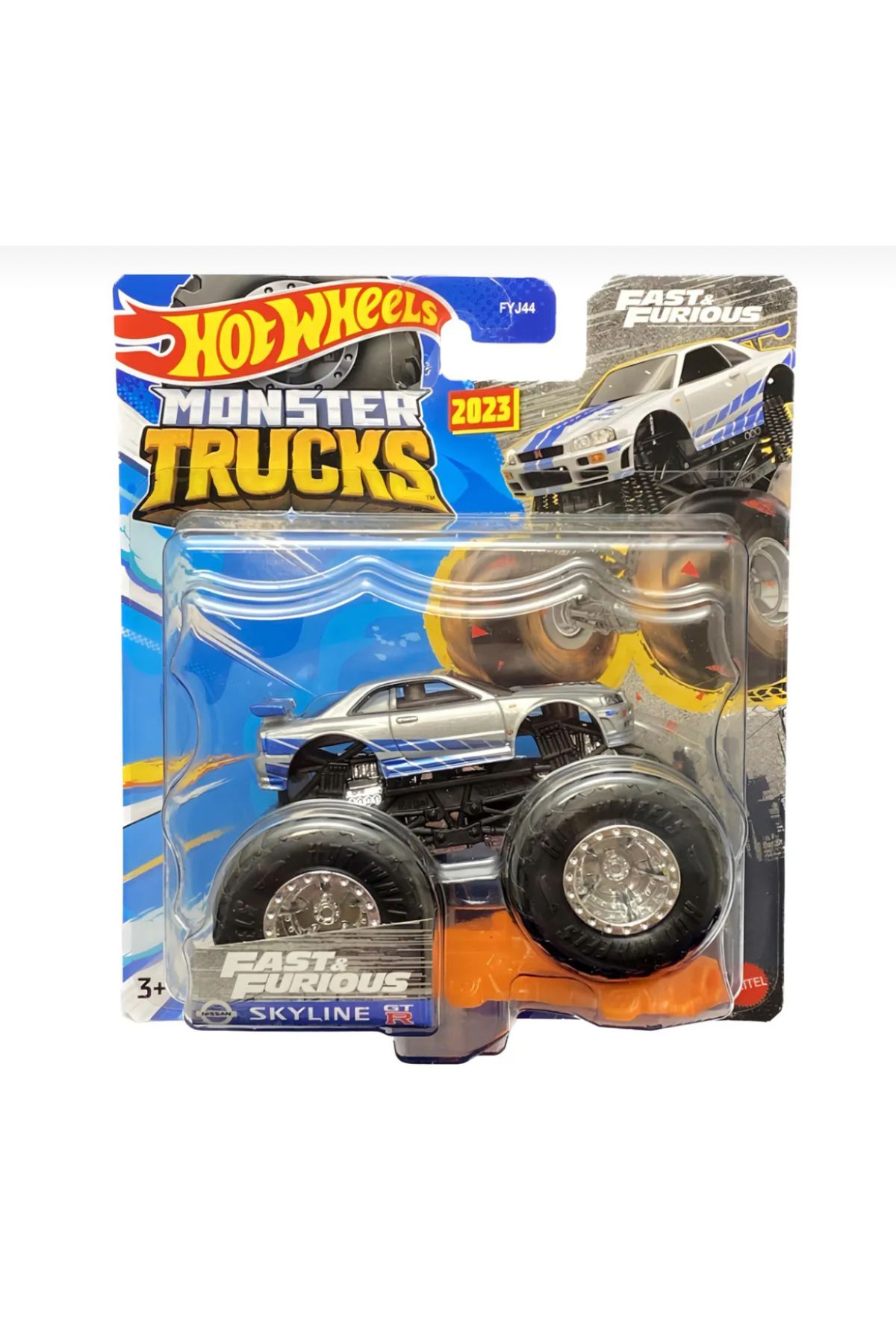 HOT WHEELS Nissan Skyline GT-R R34 Fast & Furıous Hot Wheels Monster Trucks 2023