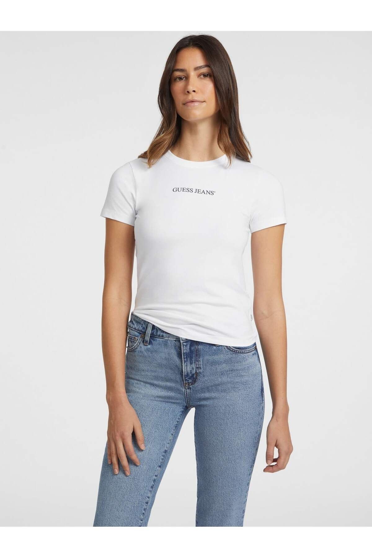 Guess Slim Logo Print Tee