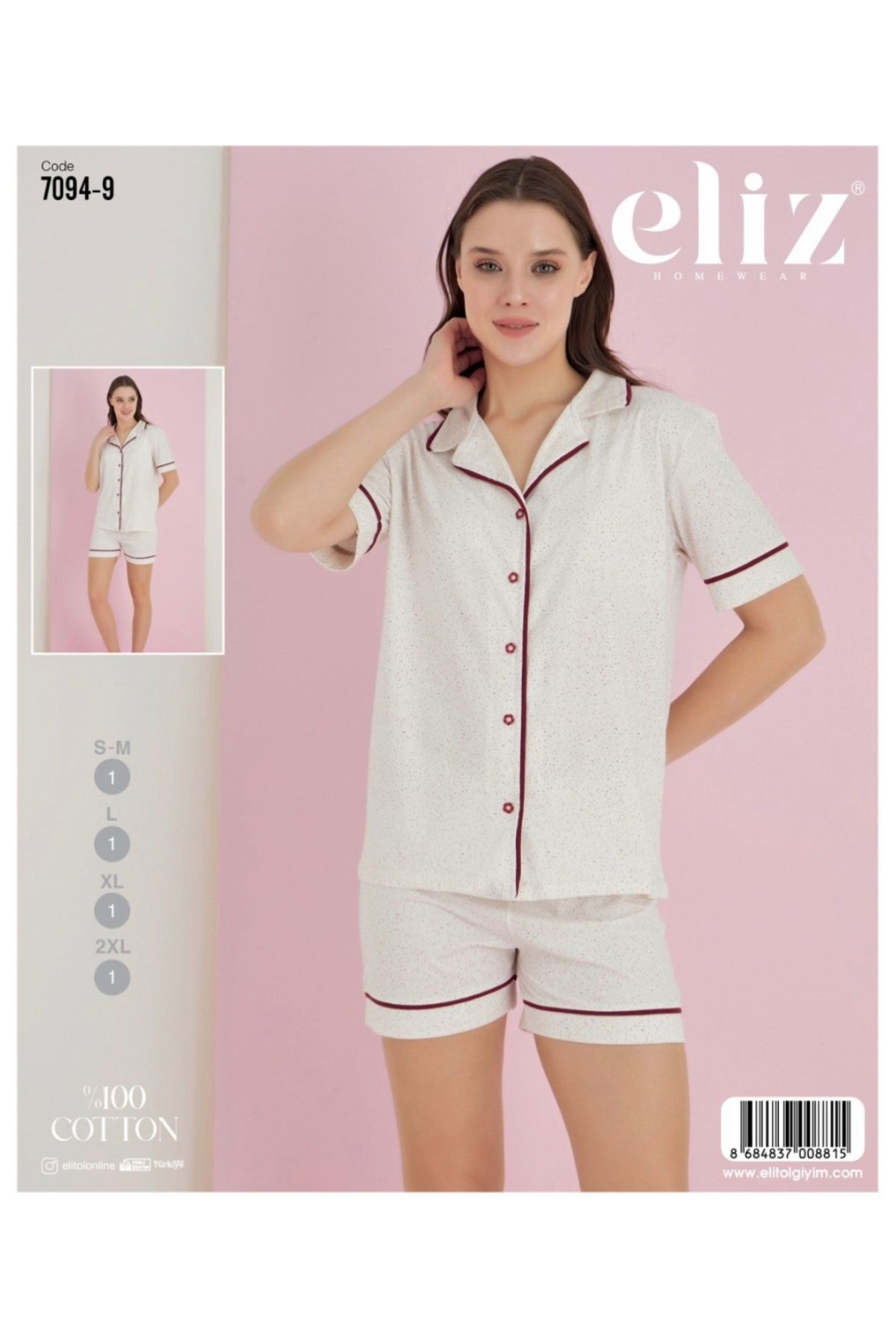 LUCKY MARS Şortlu Pijama Takımı