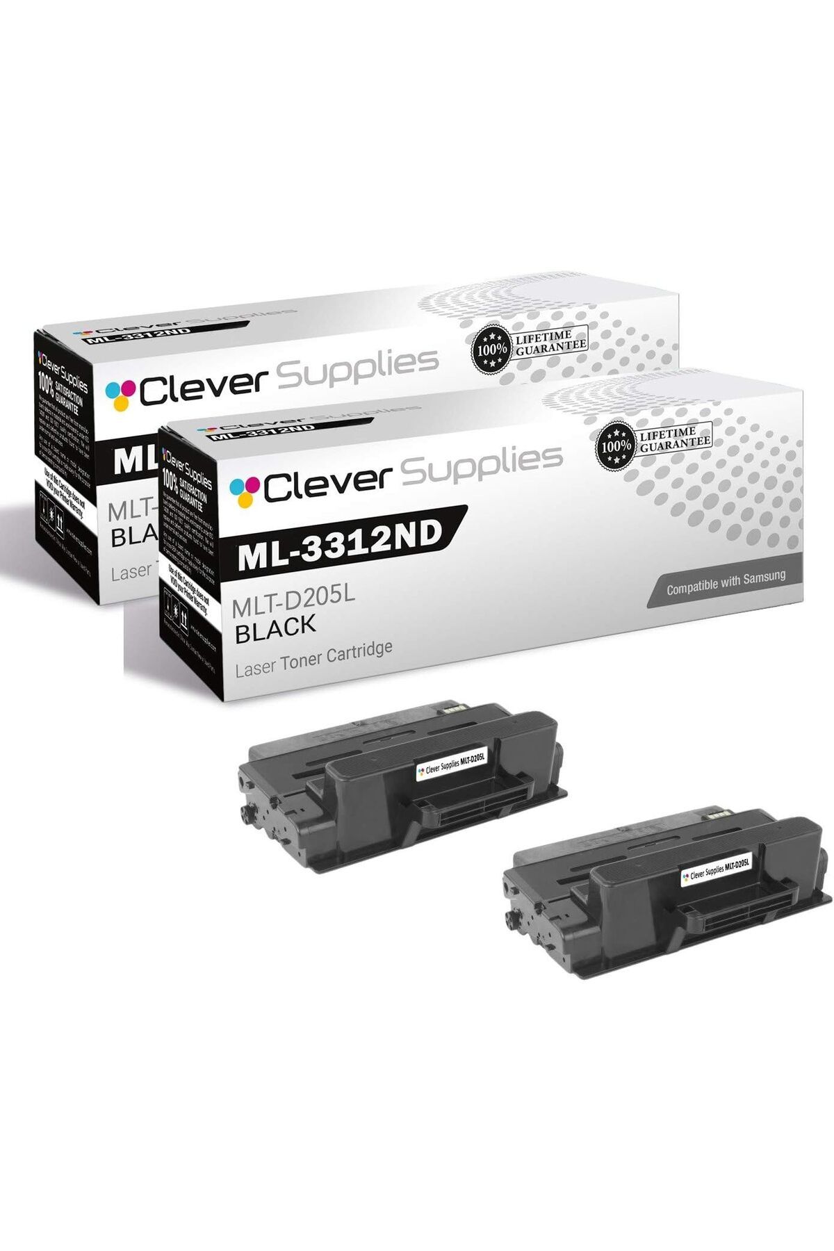 Samsung MLT-D205L Toner ML-3312ND ML-3300 ML-3310 ML-3710 SCX-5636 SCX-5737 SCX-4835FR Toner