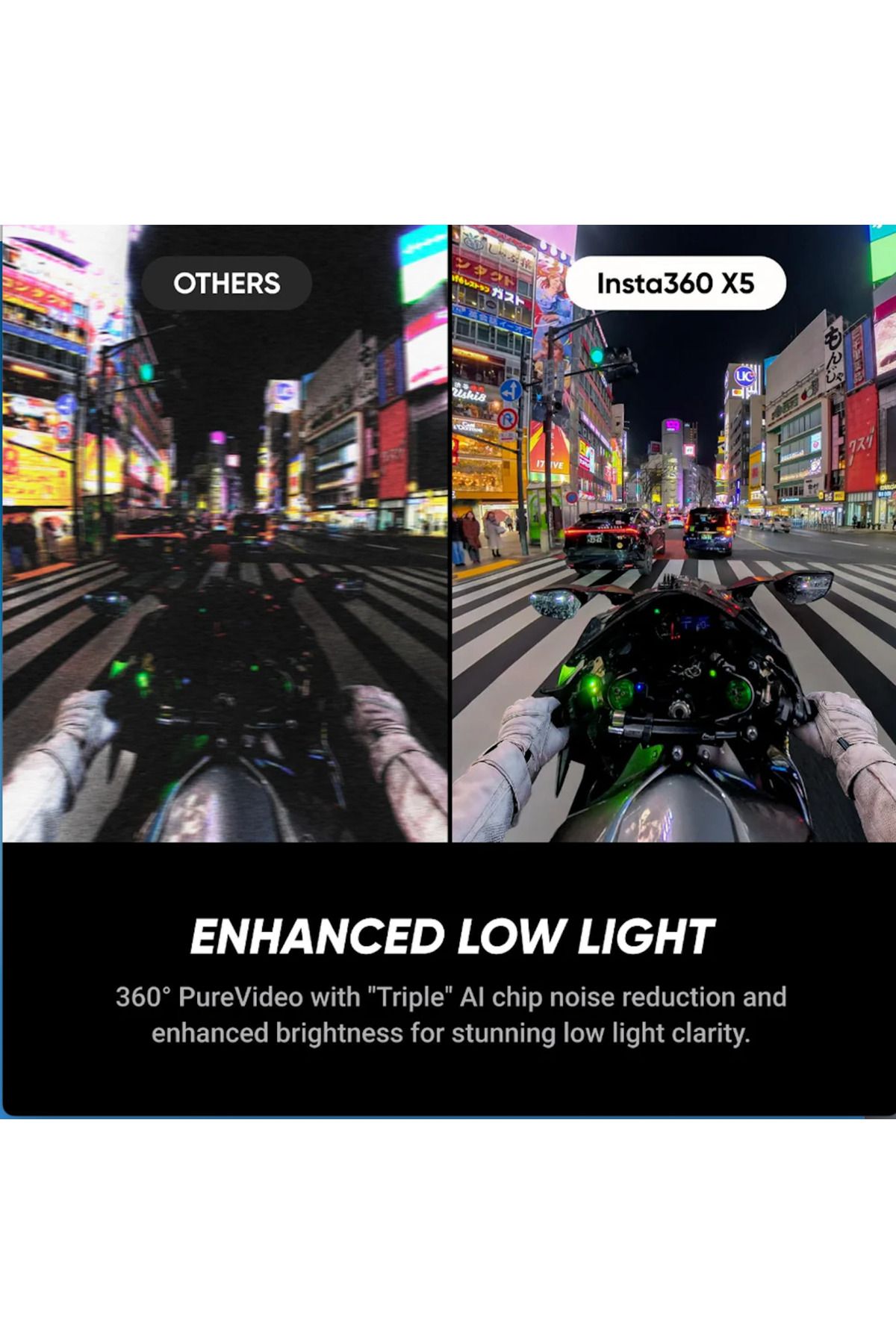 Insta360-X5 - Waterproof 8K 360° Action Camera, Leading Low Light, Invisible Selfie Stick Effect 4