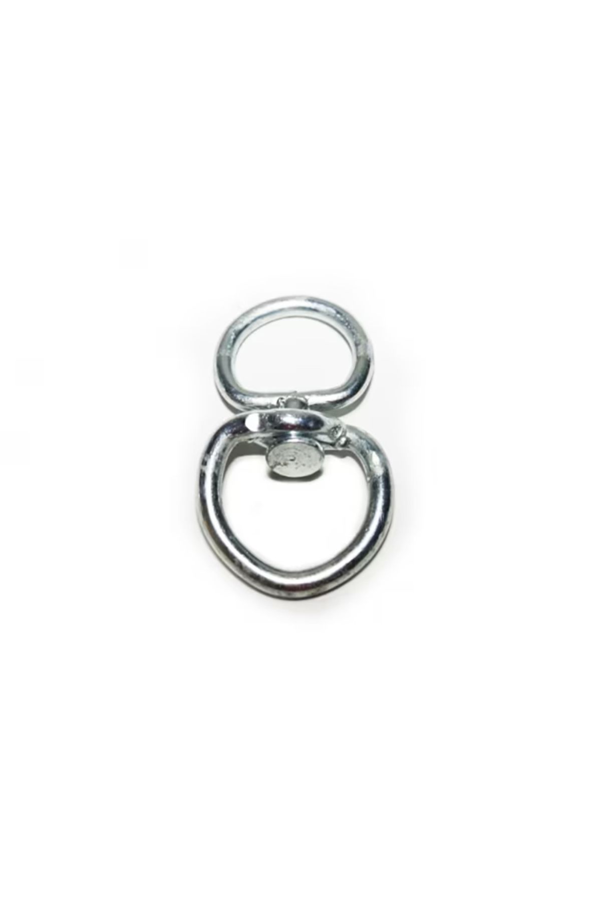 flores Set 10 X Vartej Metalic Cu Doua Inele, Argintiu, Nr 7, Ø 6 Mm, Diametru 47 Mm / 44 Mm - One Size
