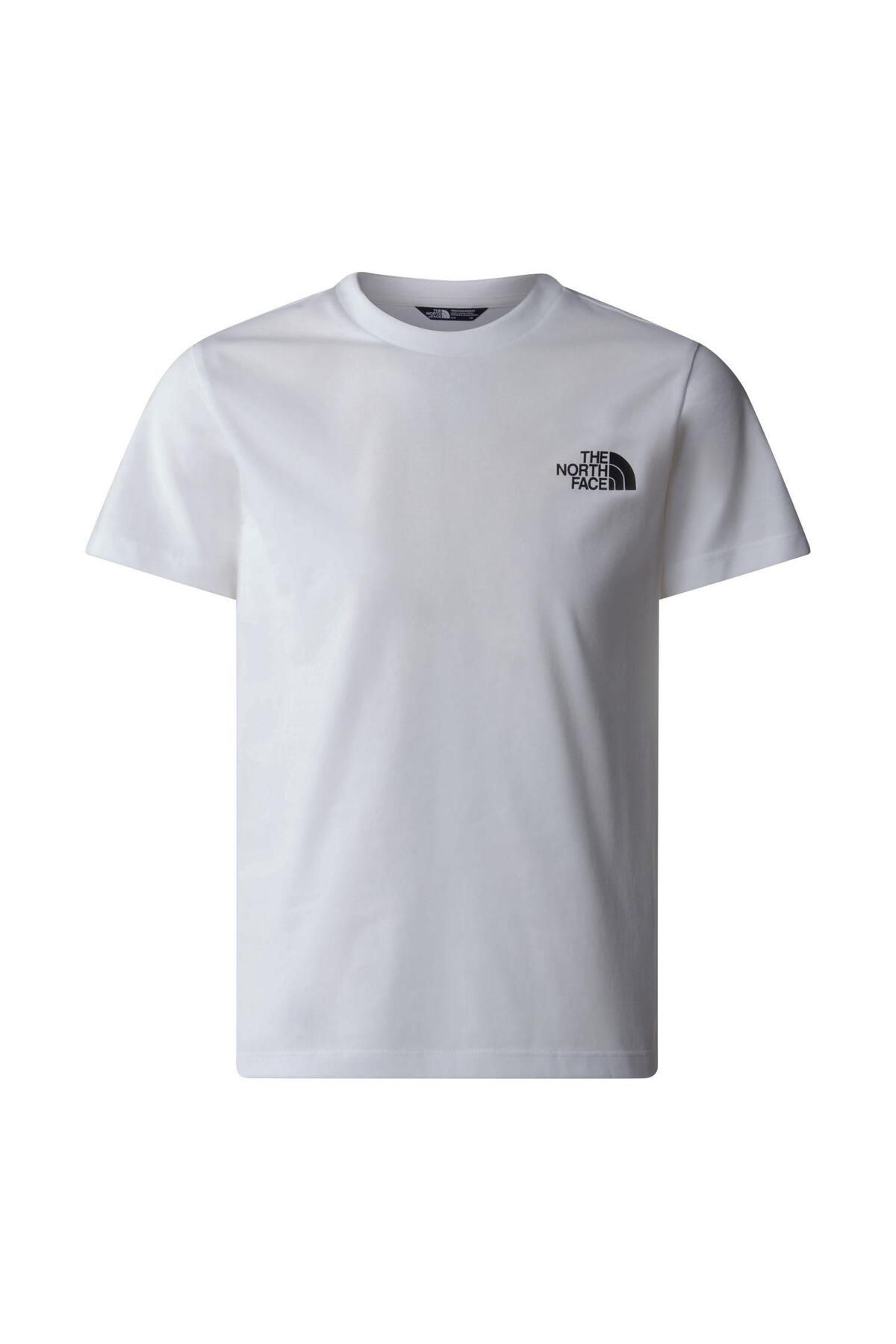 THE NORTH FACE Tişört N S/S SIMPLE DOME Tişört NF0A8DRPFN41 Beyaz-XXL