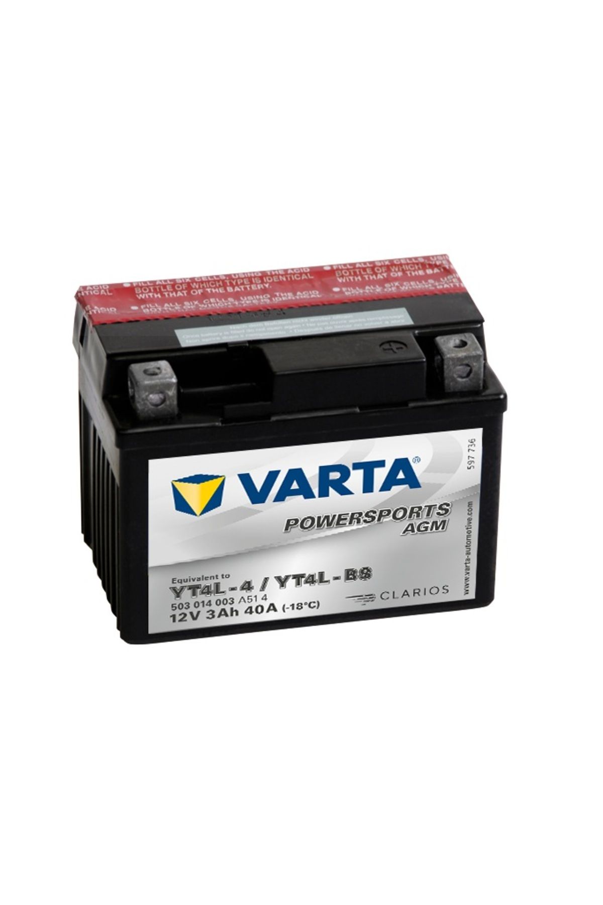 Varta Qianjiang Atv100 100cc 2024 Akü Varta Sulu Bakımsız